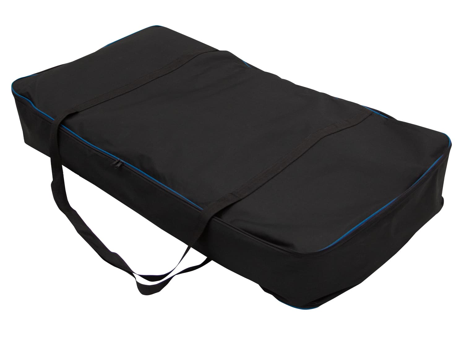 Outdoor vertical banner stand with black polyester carry bag 