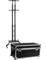 Black Portable TV Stand with Case