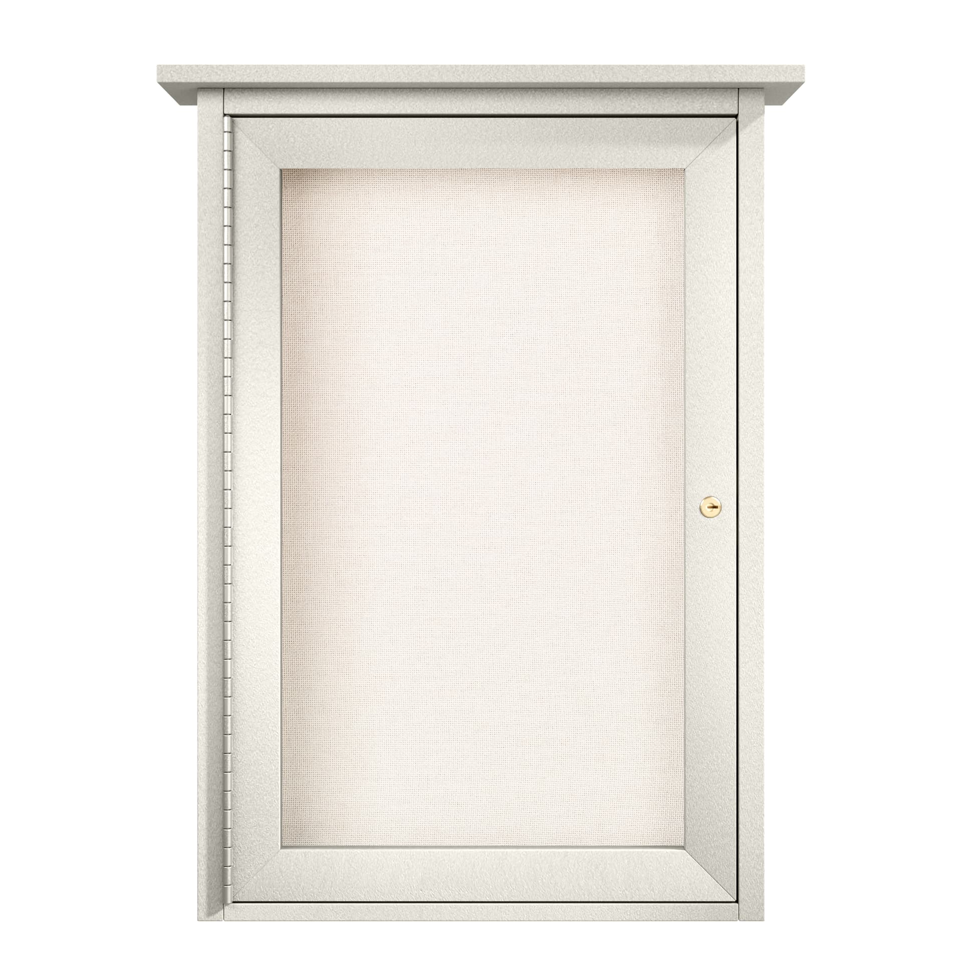Outdoor menu display case showcasing the unit unpropped with no graphics
