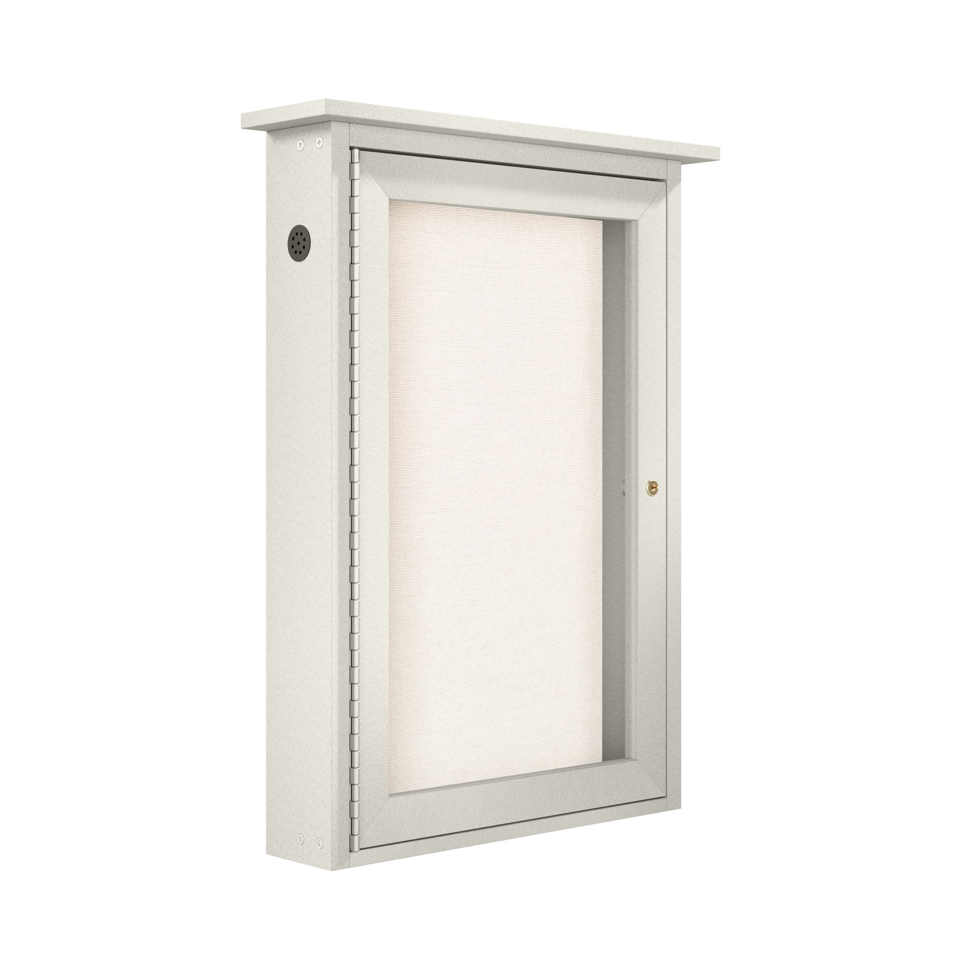 Outdoor menu display case with shatterproof acrylic lens