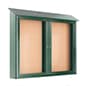 45 x 36 Enclosed Message Center w/ Swing Doors, Locking, Outdoor Use