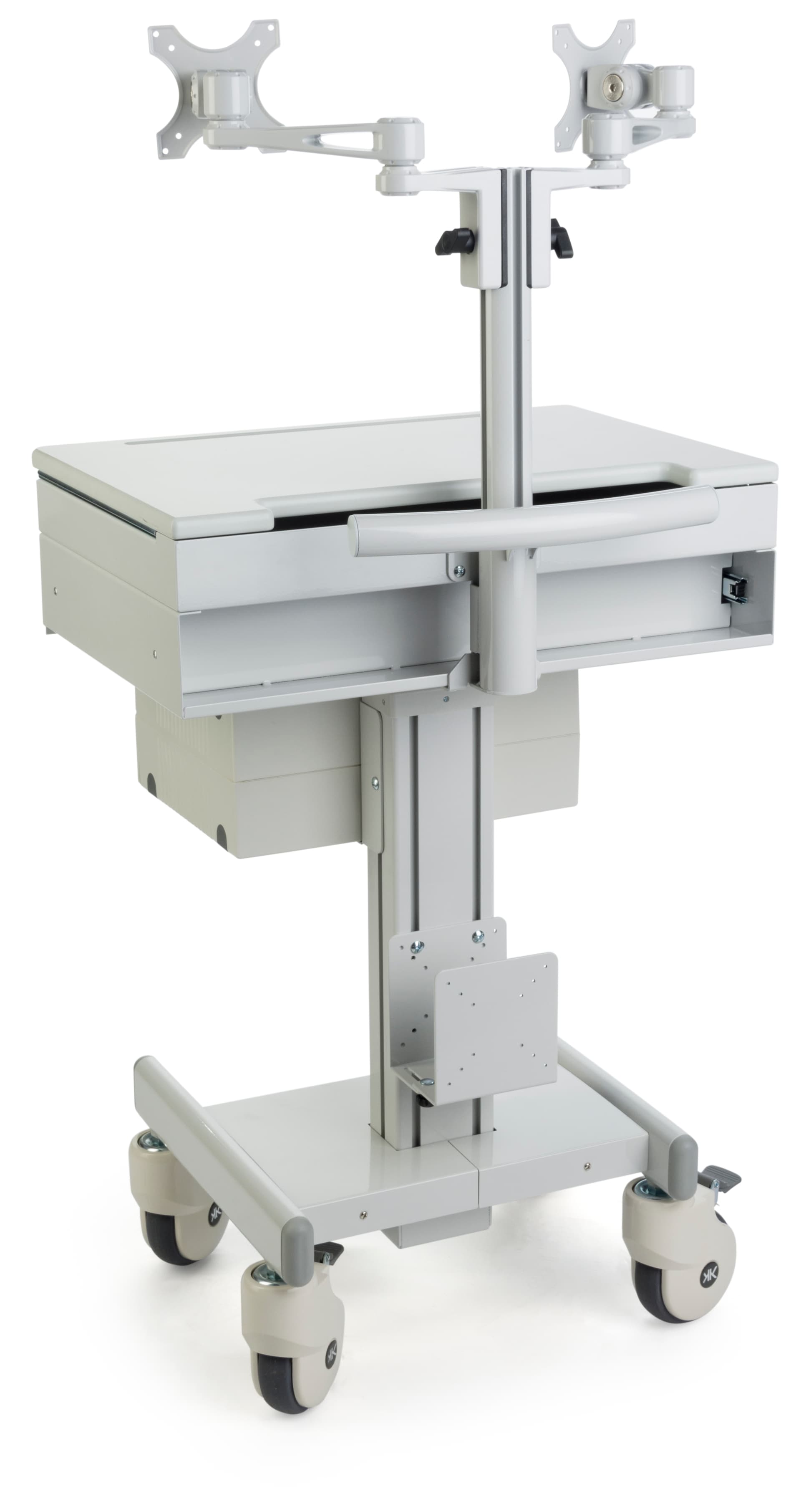 Rolling Medical Computer Trolley 