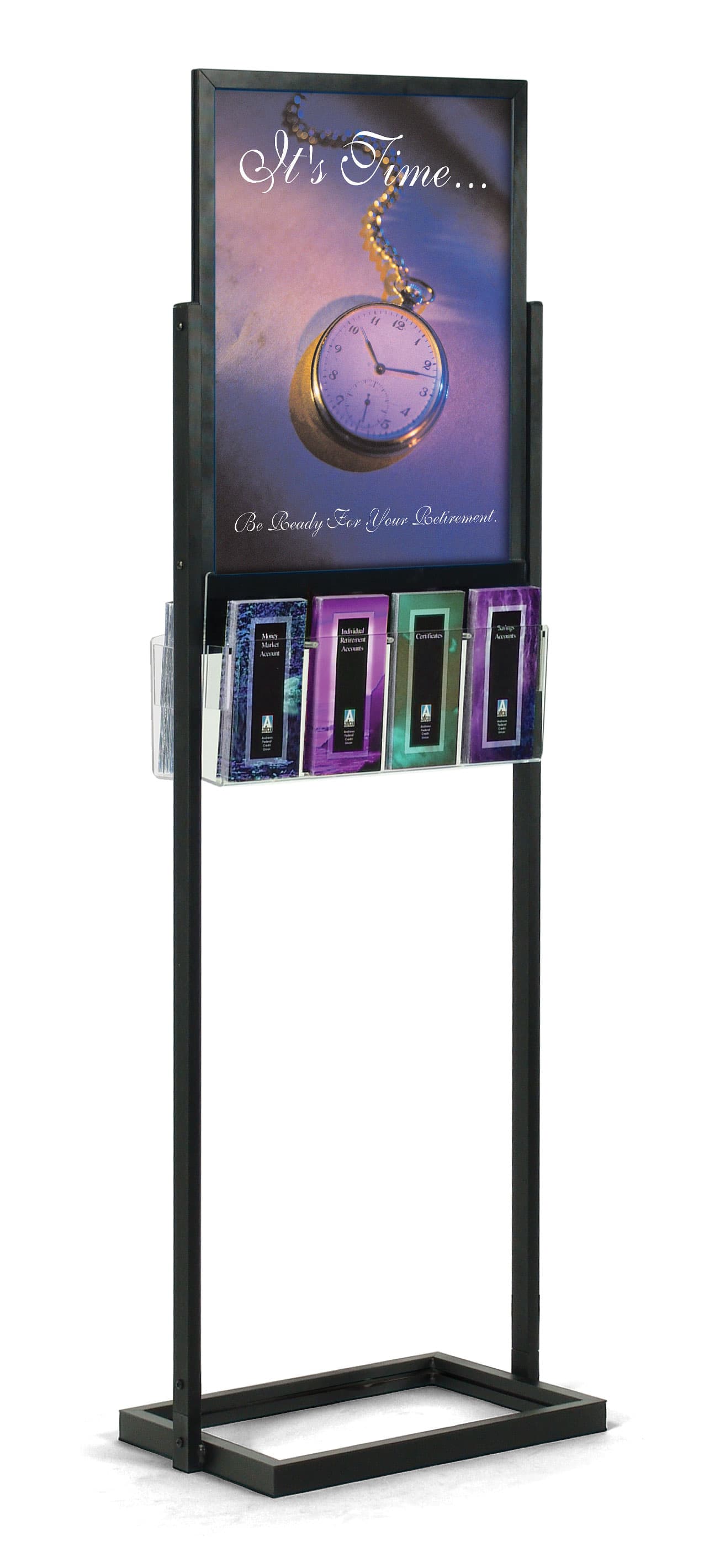 18" x 24" Poster Display Stands: With 8 Acrylic Pockets