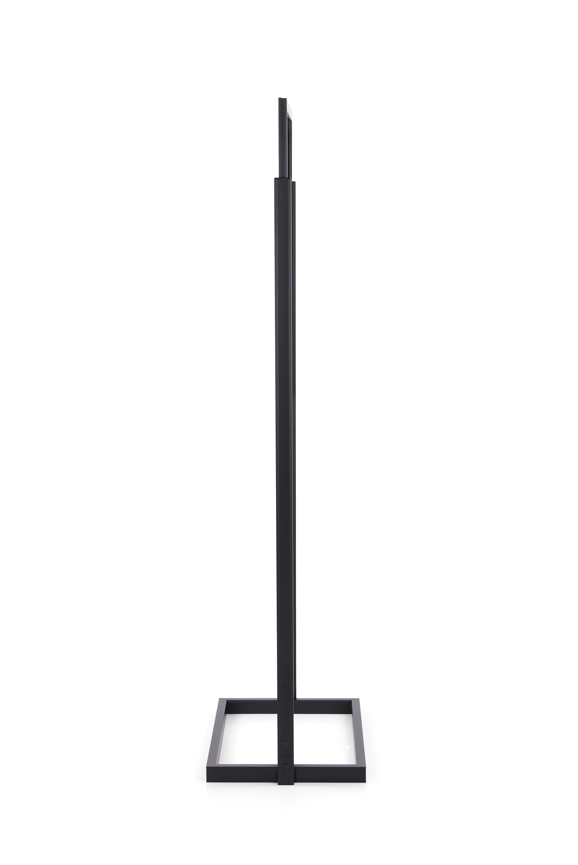 Poster display stand with slim profile