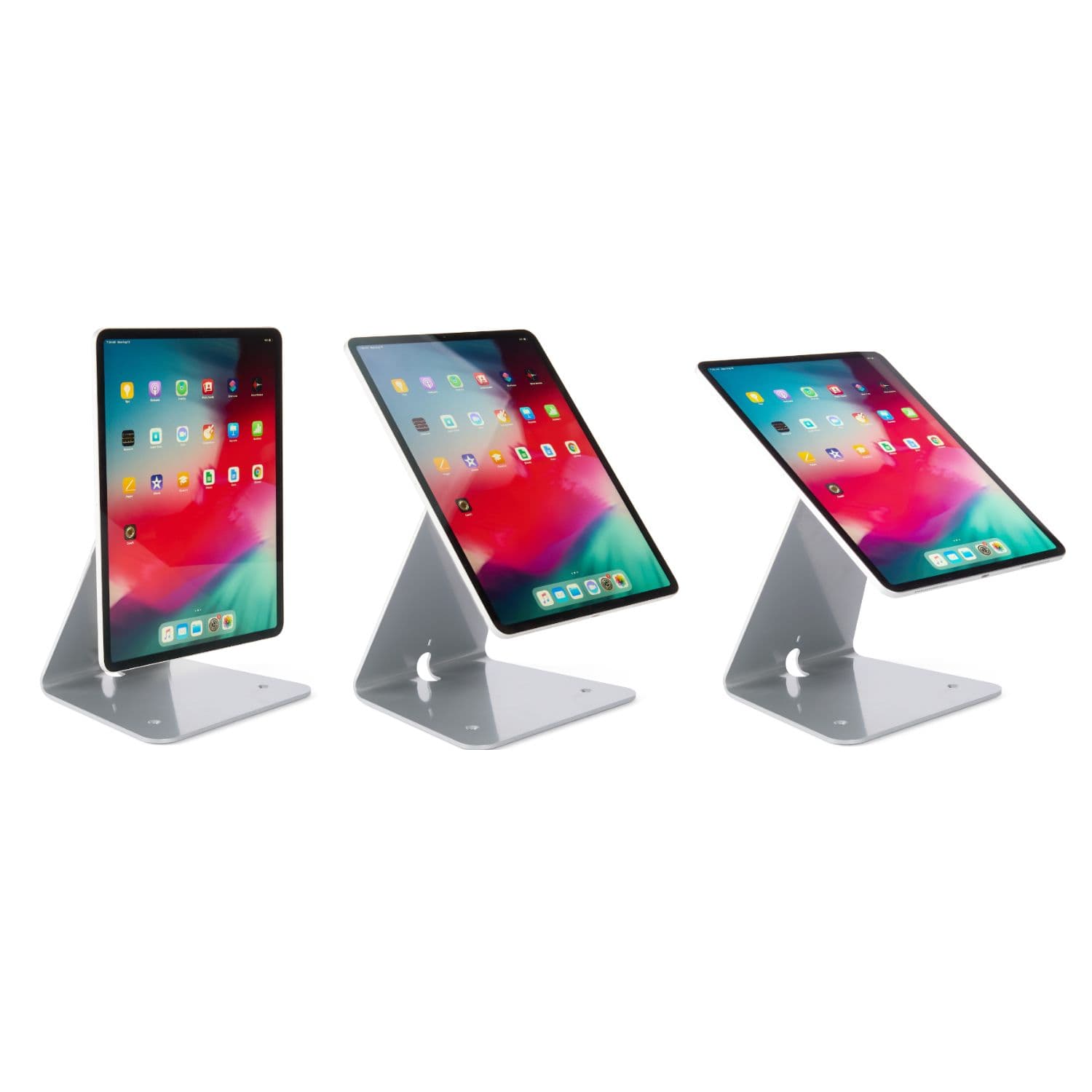 Magnetic tablet stand with rotating screen mount