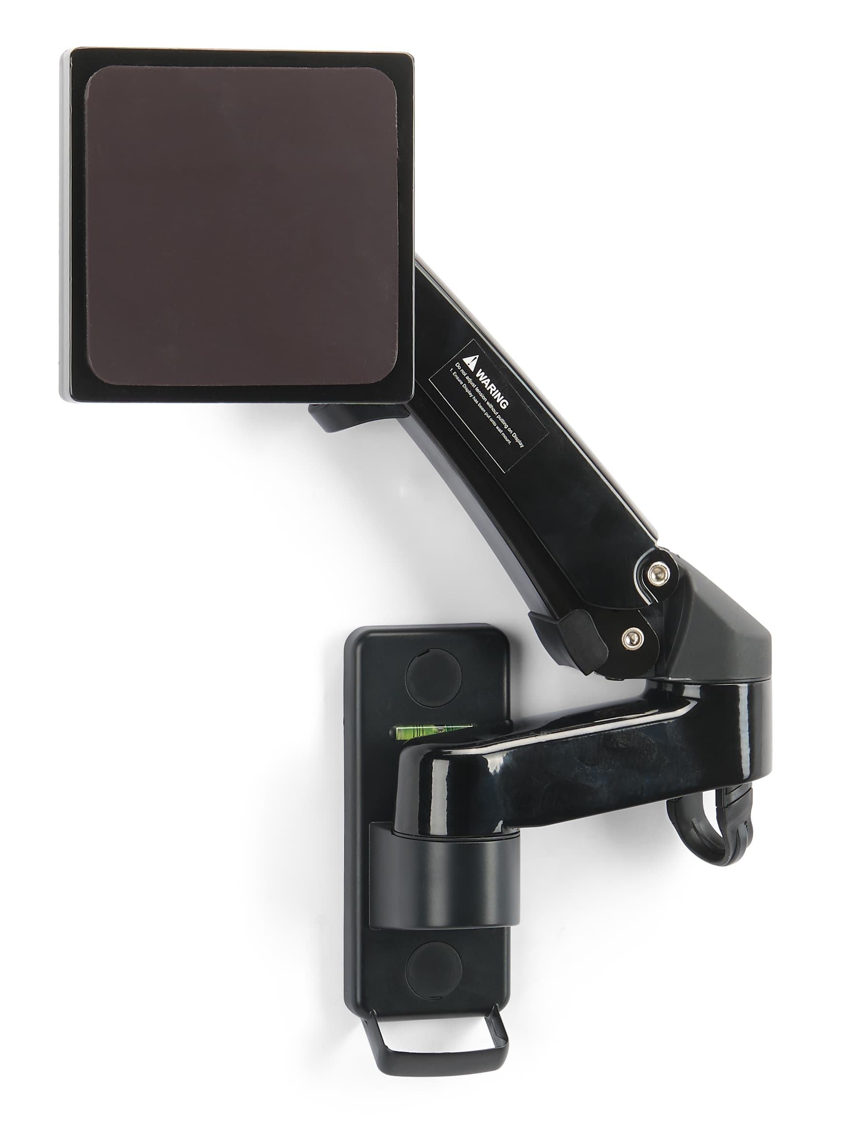 Articulating arm tablet mount with ergonomic design 