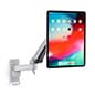 Magnetic Tablet Wall Mount with Cable Lock, Universal Compatibility – Black or Silver