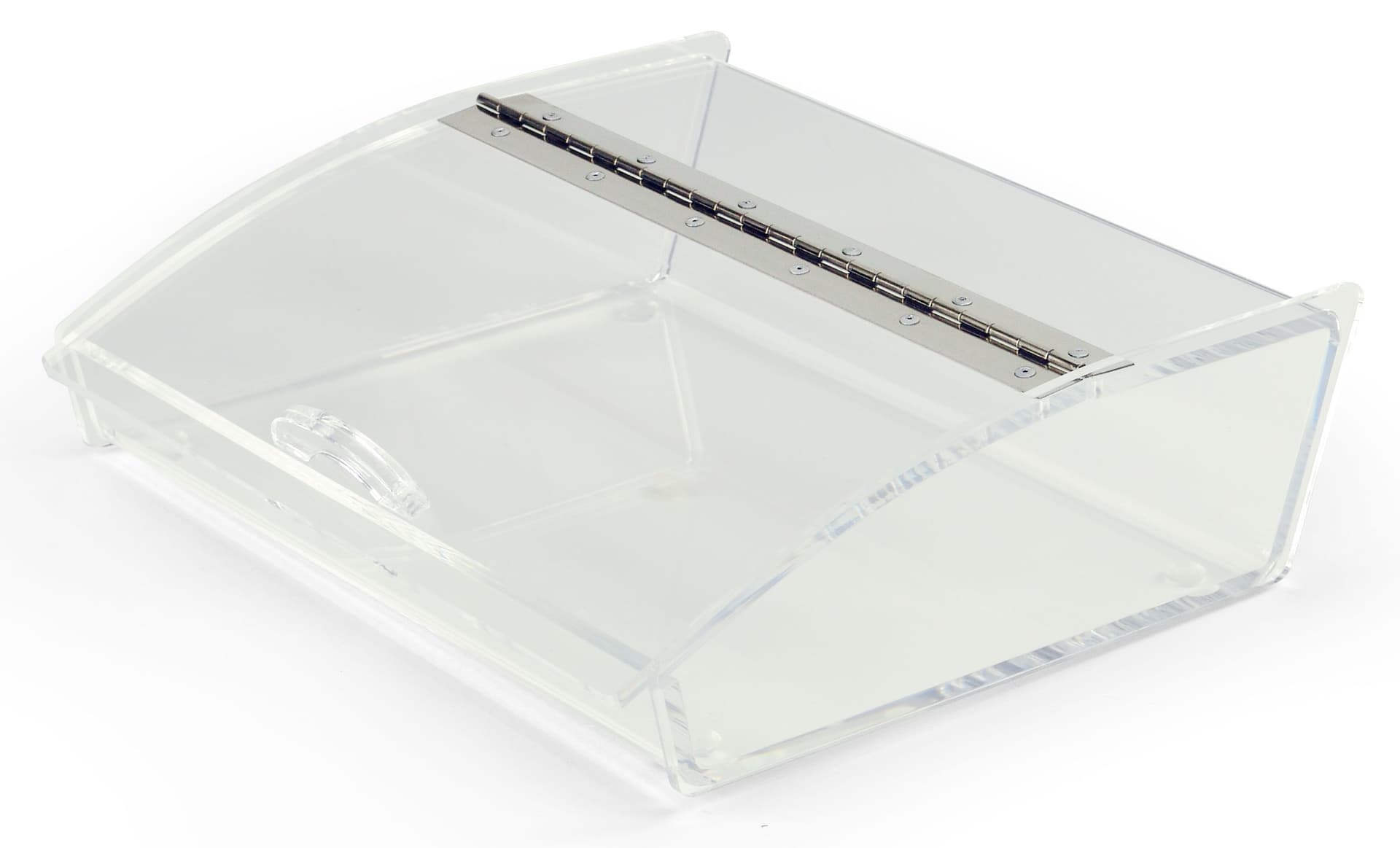 Acrylic Food Display With A Curved Lid
