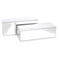 Mirrored Acrylic Risers, Set of 2, Rectangular