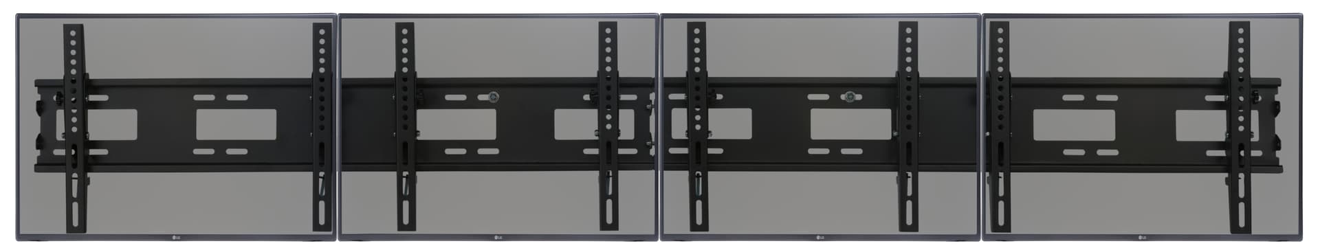 4-Monitor Wall Mount for Flat Panel Screens