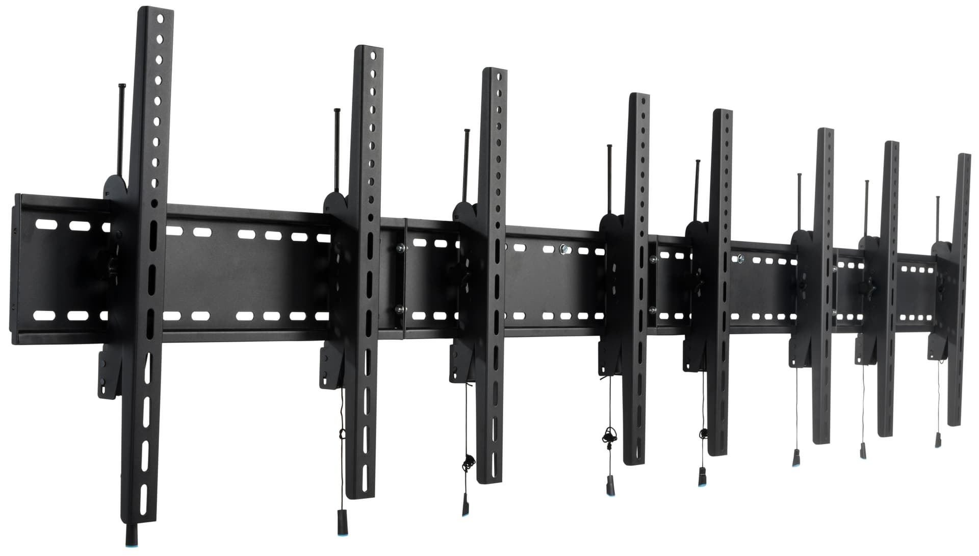 4-Monitor Wall Portrait Tilt Mount, 264lb Max Weight Capacity