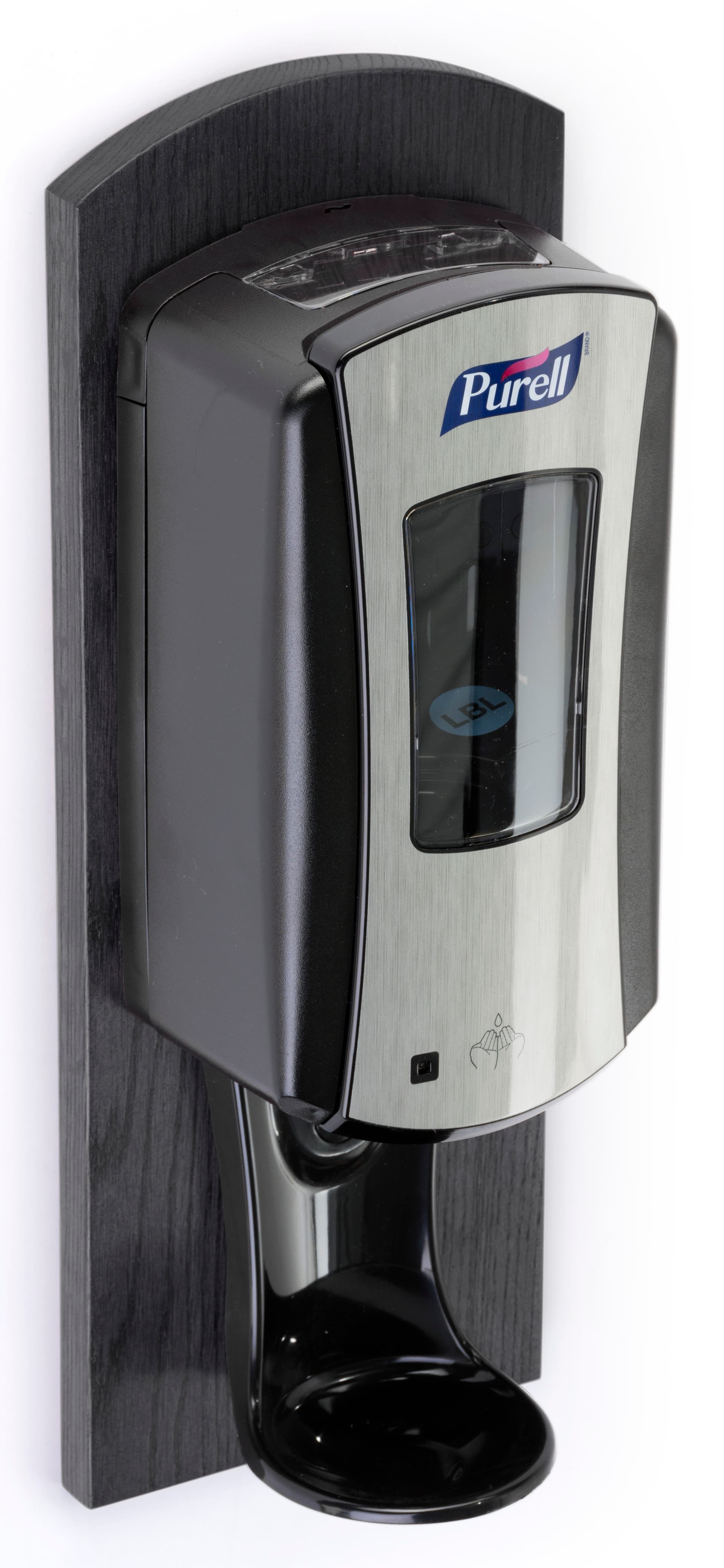 Black Purell Wall Dispenser for Public Places