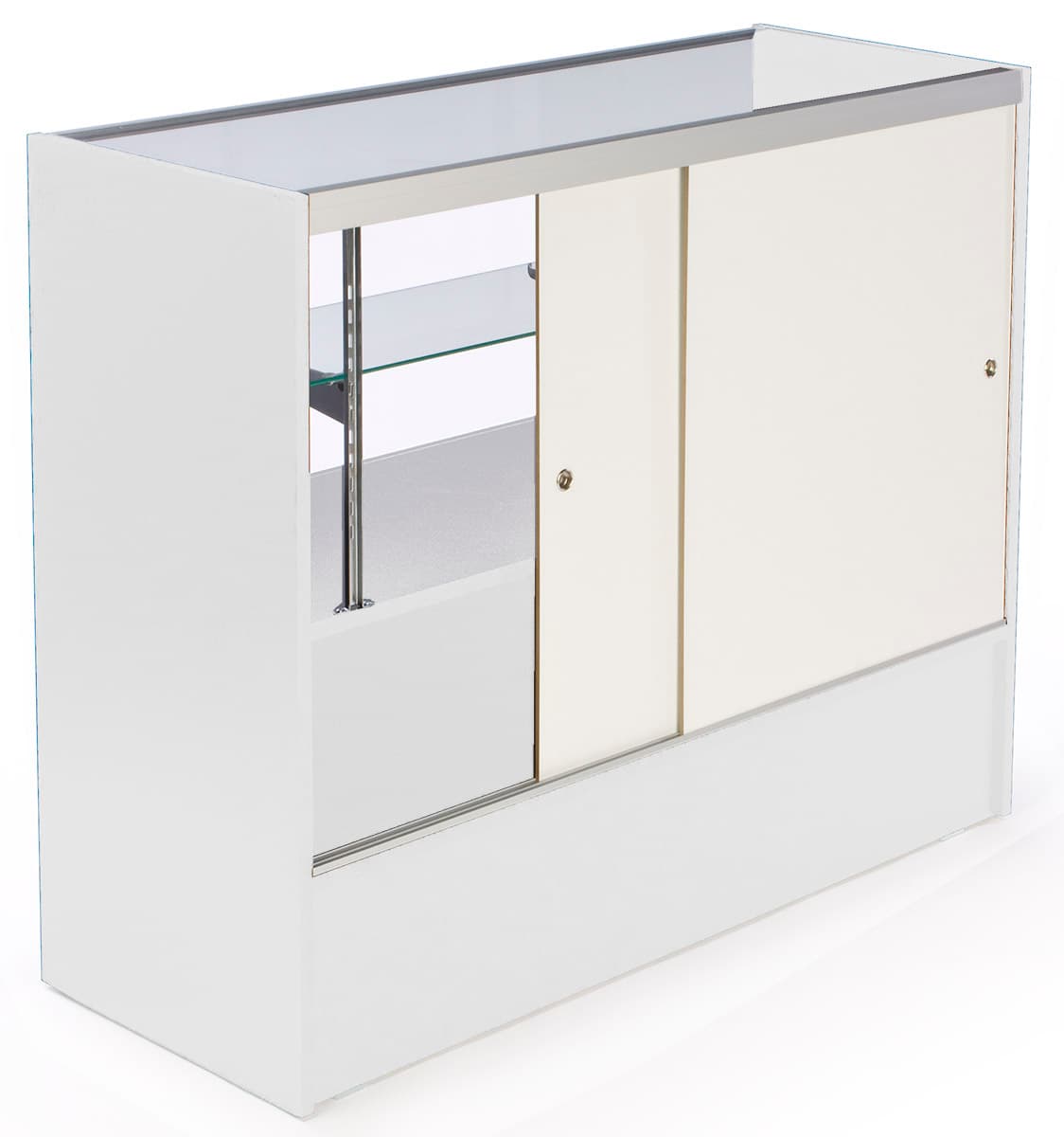 Solid White Display Case