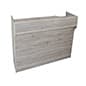 Cash Register Stand w/ Locking Cash Drawer, Ledge Top, and Two Adjustable Shelves