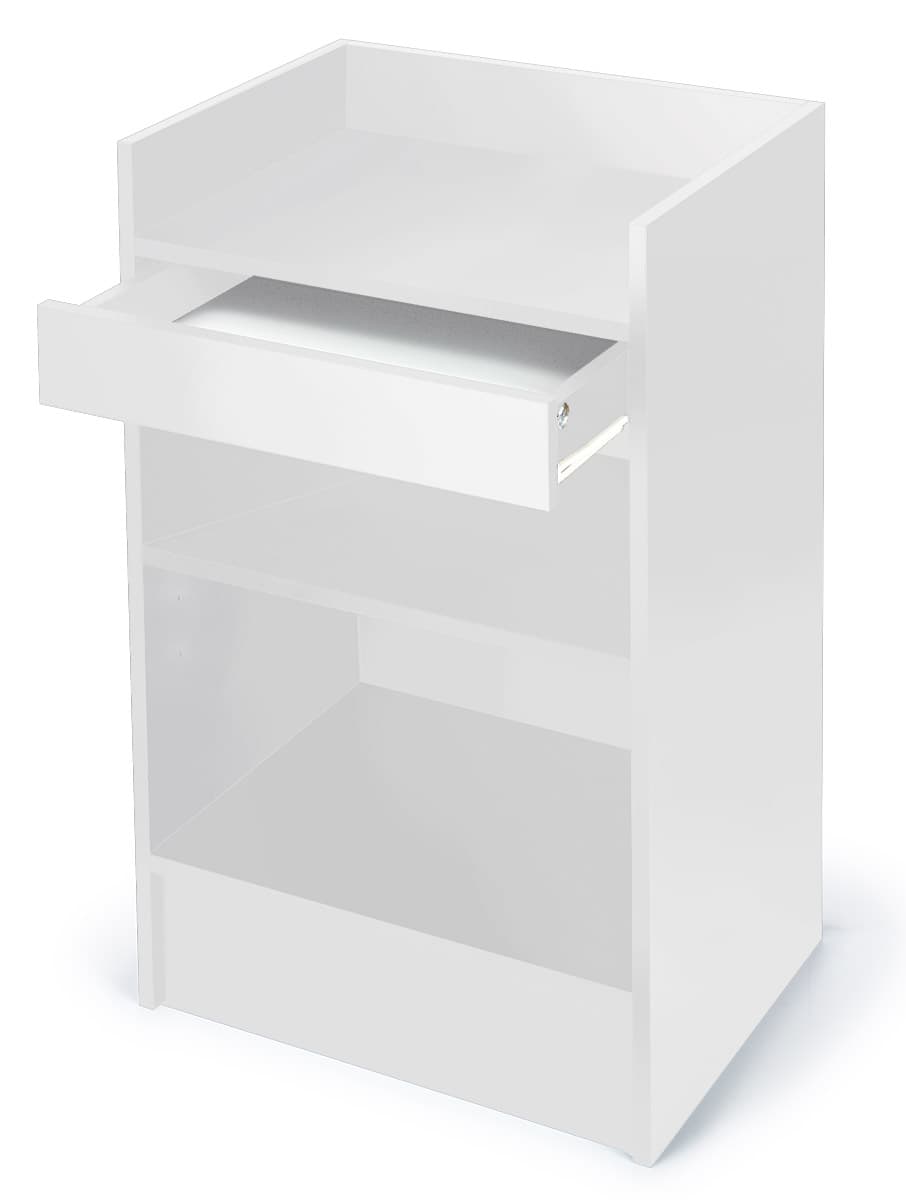 Solid White Register Stand