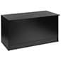 Black Cash Wrap w/ 3 Adjustable Storage Shelves, 70"w