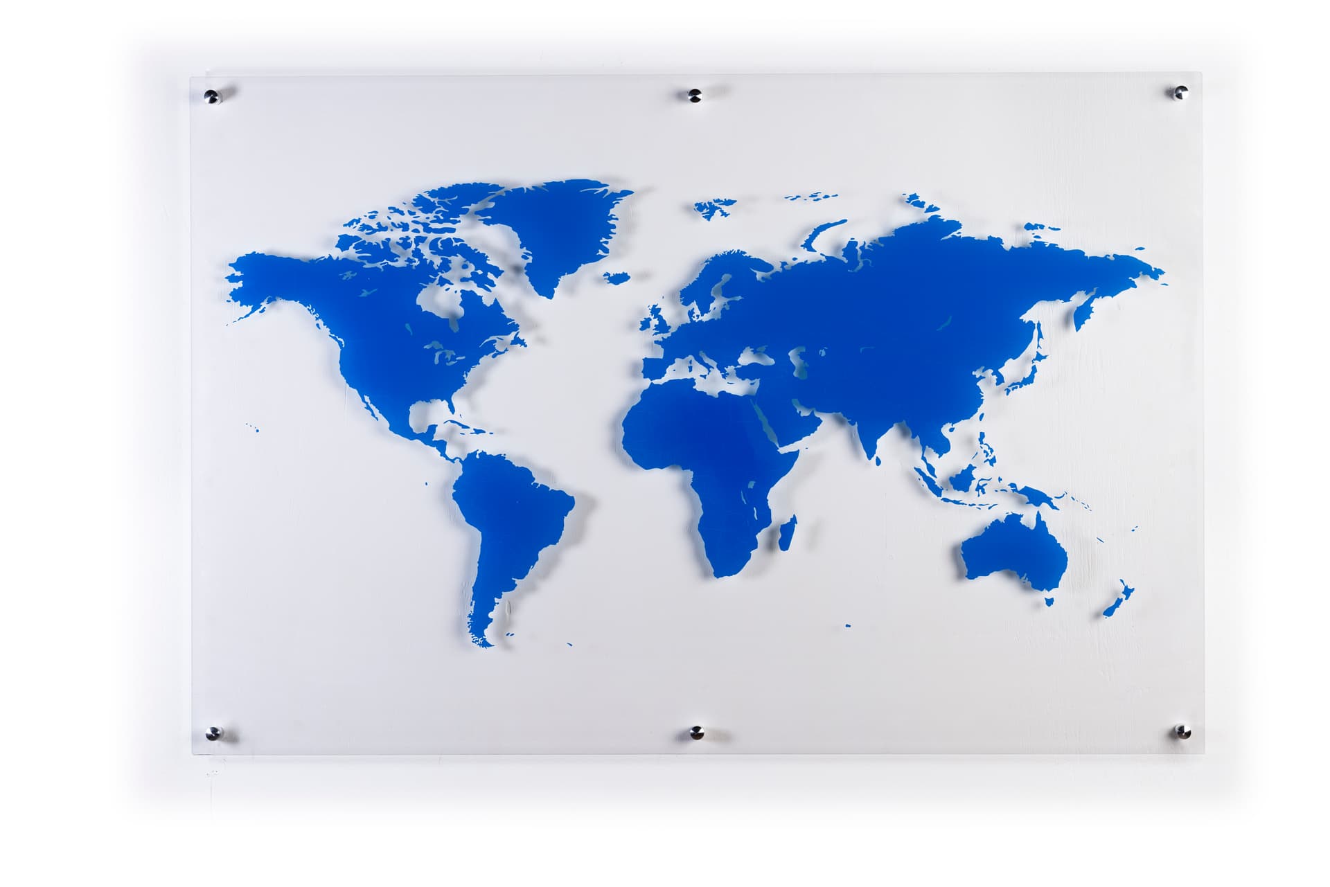 Coated surface dry erase whiteboard with custom graphics