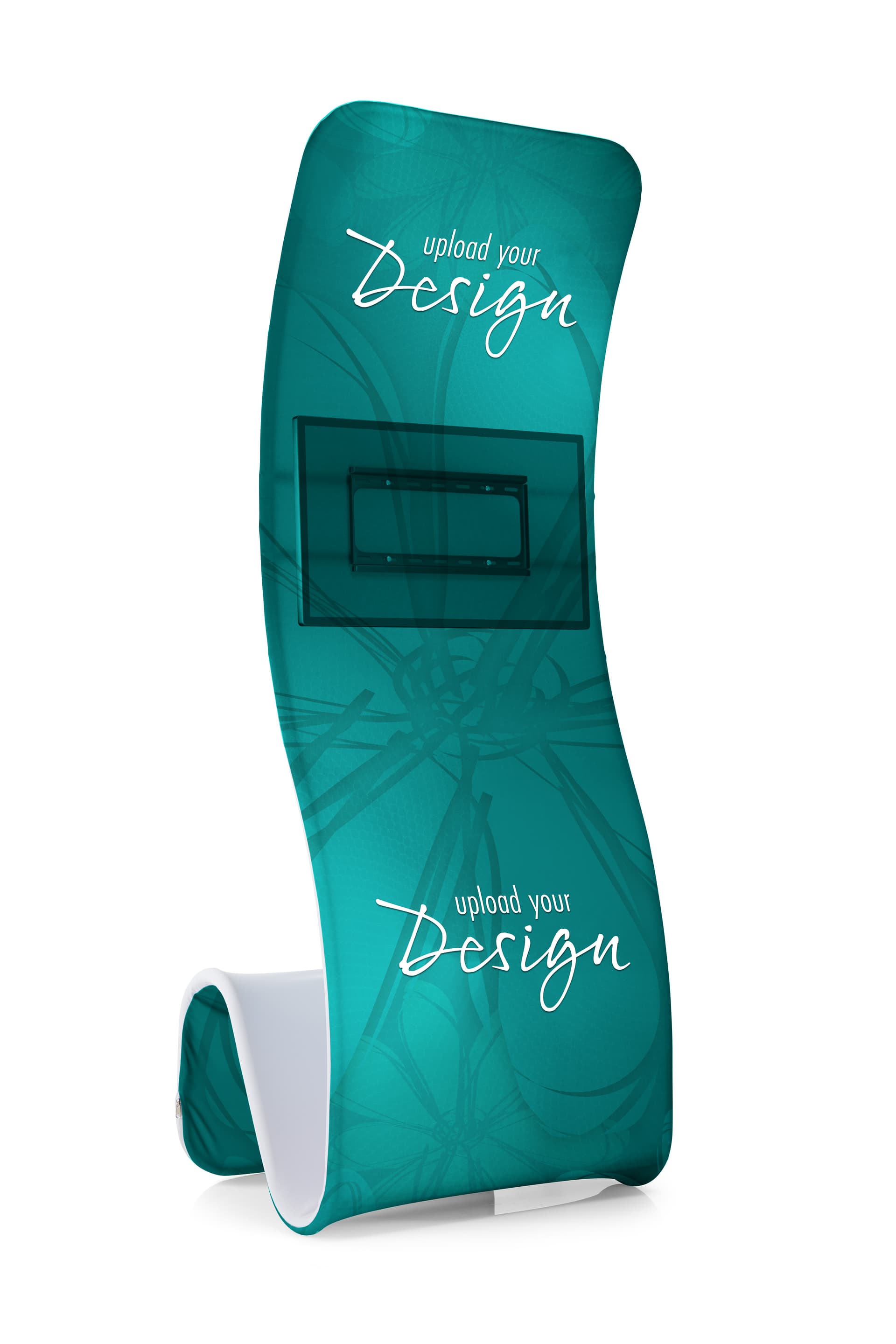 Custom tension fabric tv stand designed online