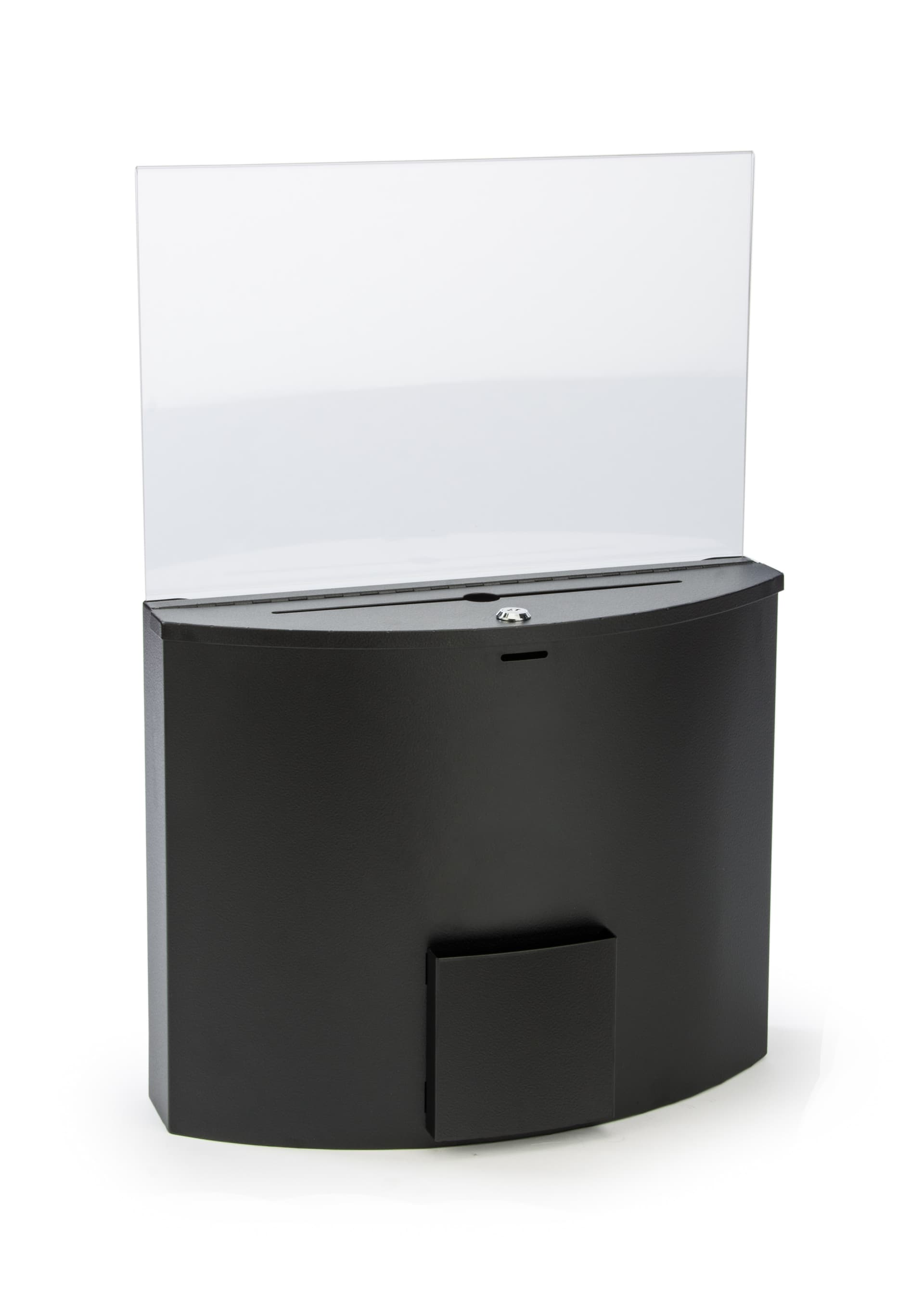 Curved Ballot Box with 11” x 17” Sign Holder