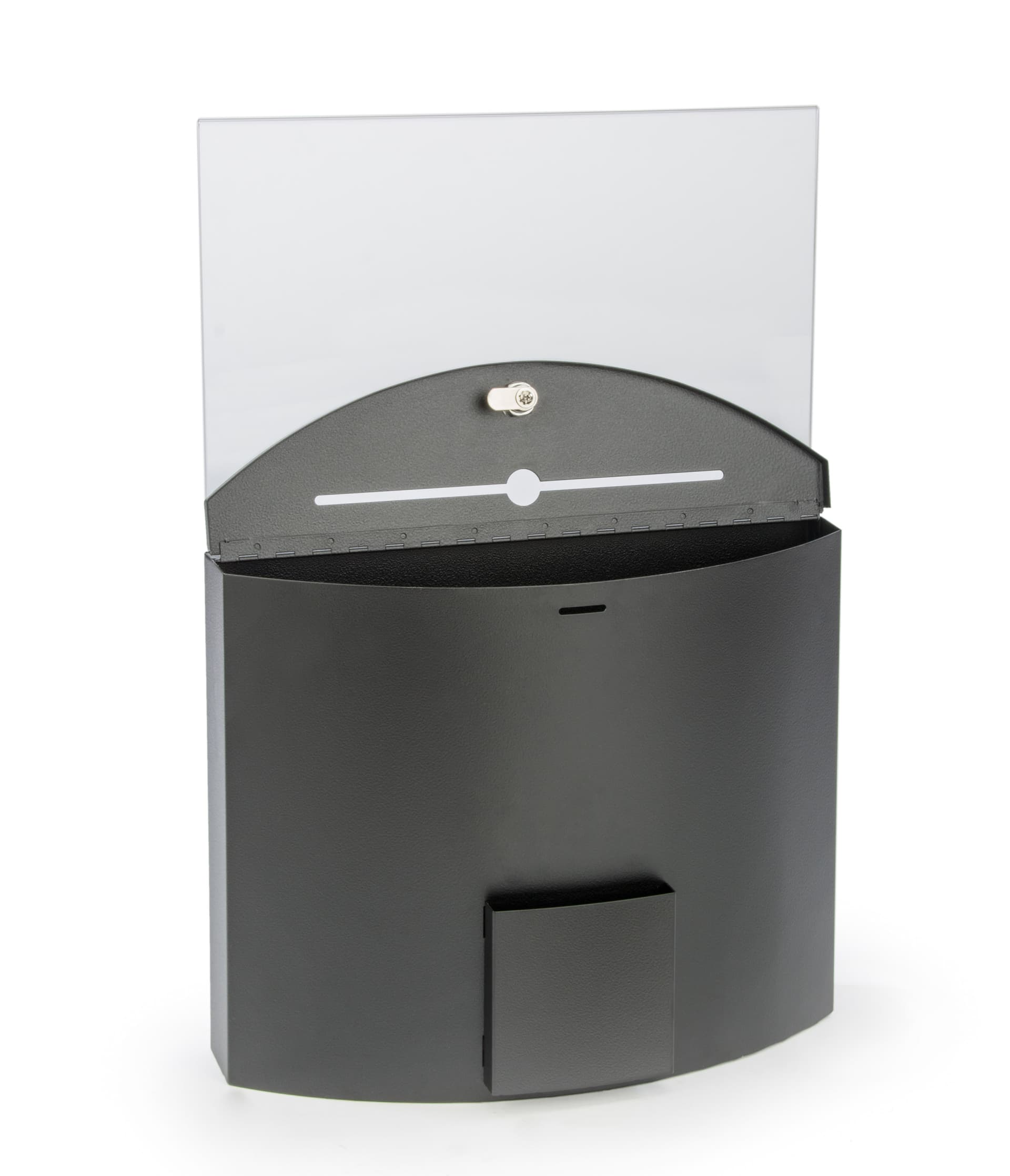 Curved Ballot Box with 11” x 17” Sign Holder
