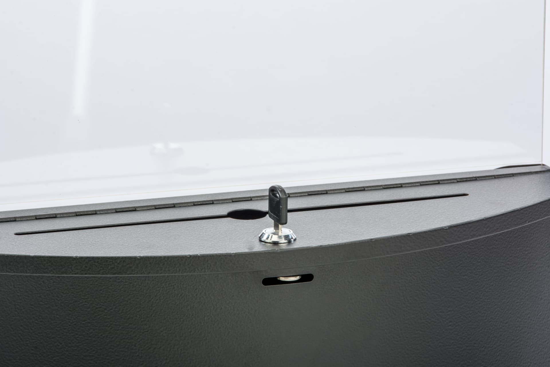 Curved Ballot Box with 11” x 17” Sign Holder