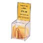 5.5 x 5.5 Acrylic Ballot Box with 5 x 7 Header - Clear