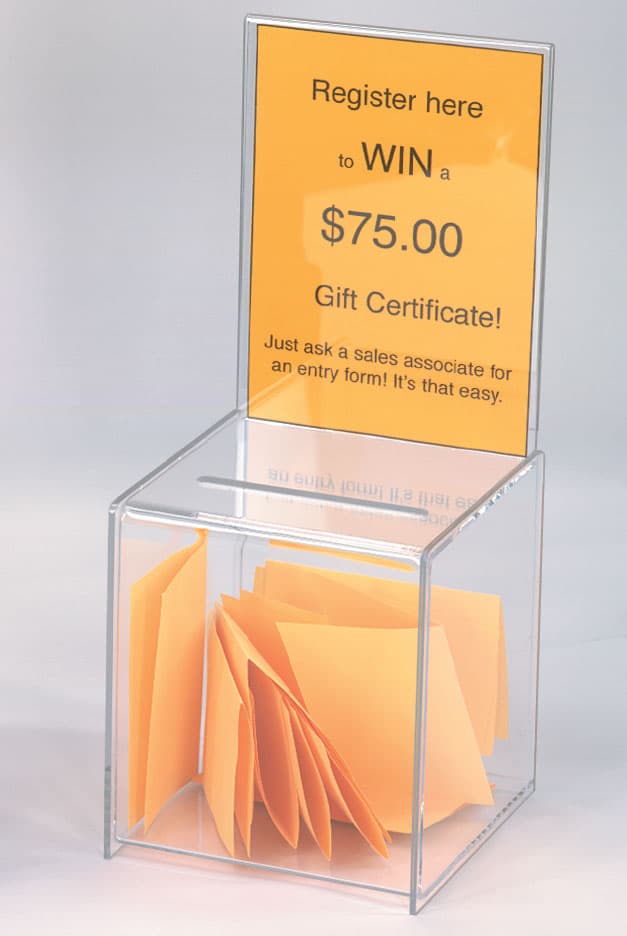 Mini Ballot Boxes (Clear)