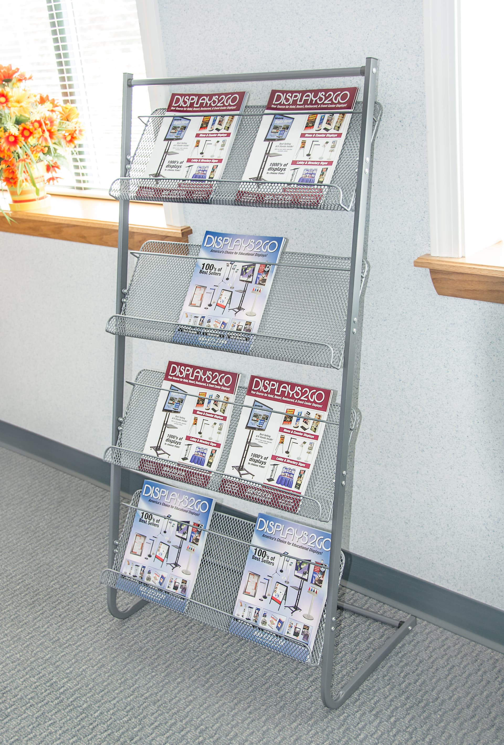 Mesh Magazine Rack