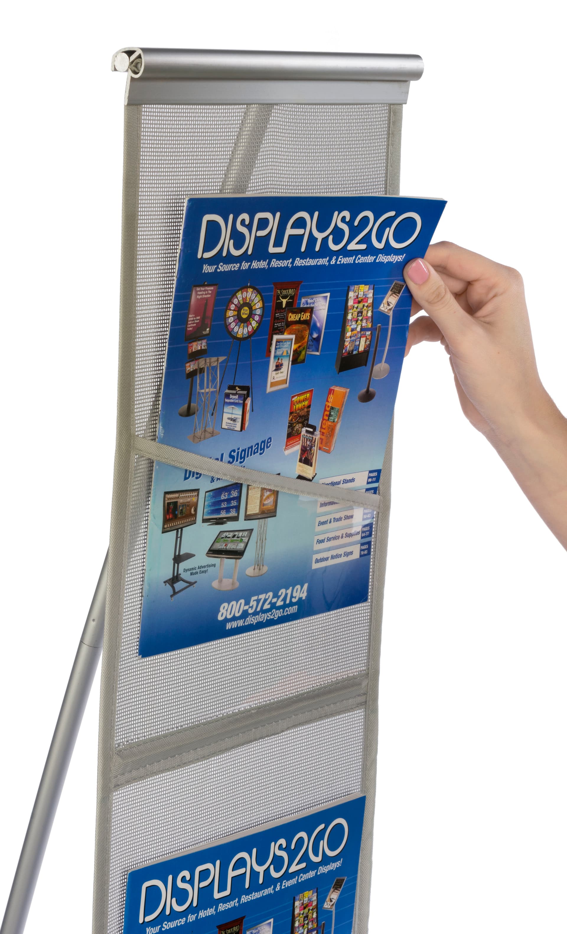 Pop Up Magazine Stand for Magazines & Brochures