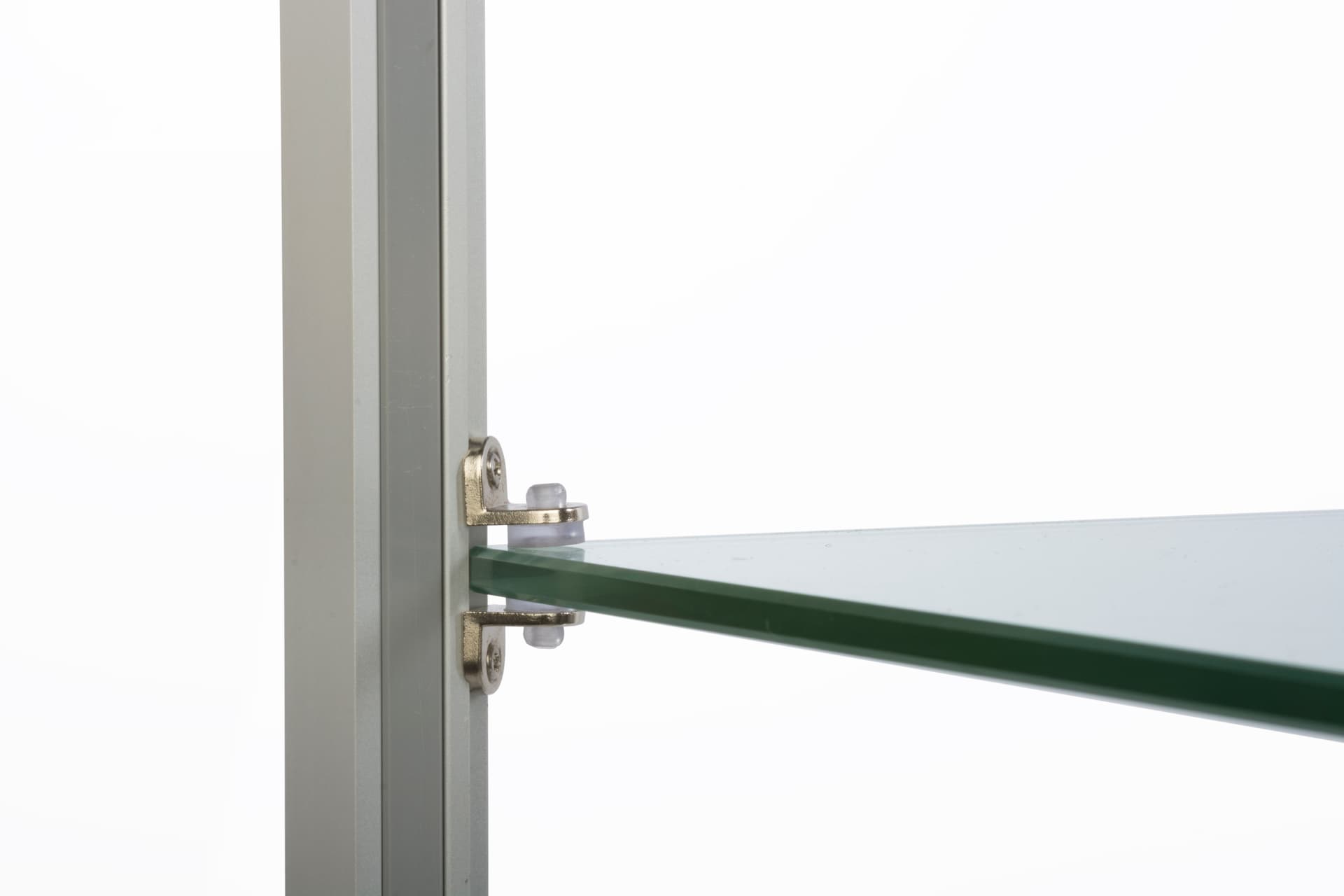 Secure Tiered Glass Shelving Display