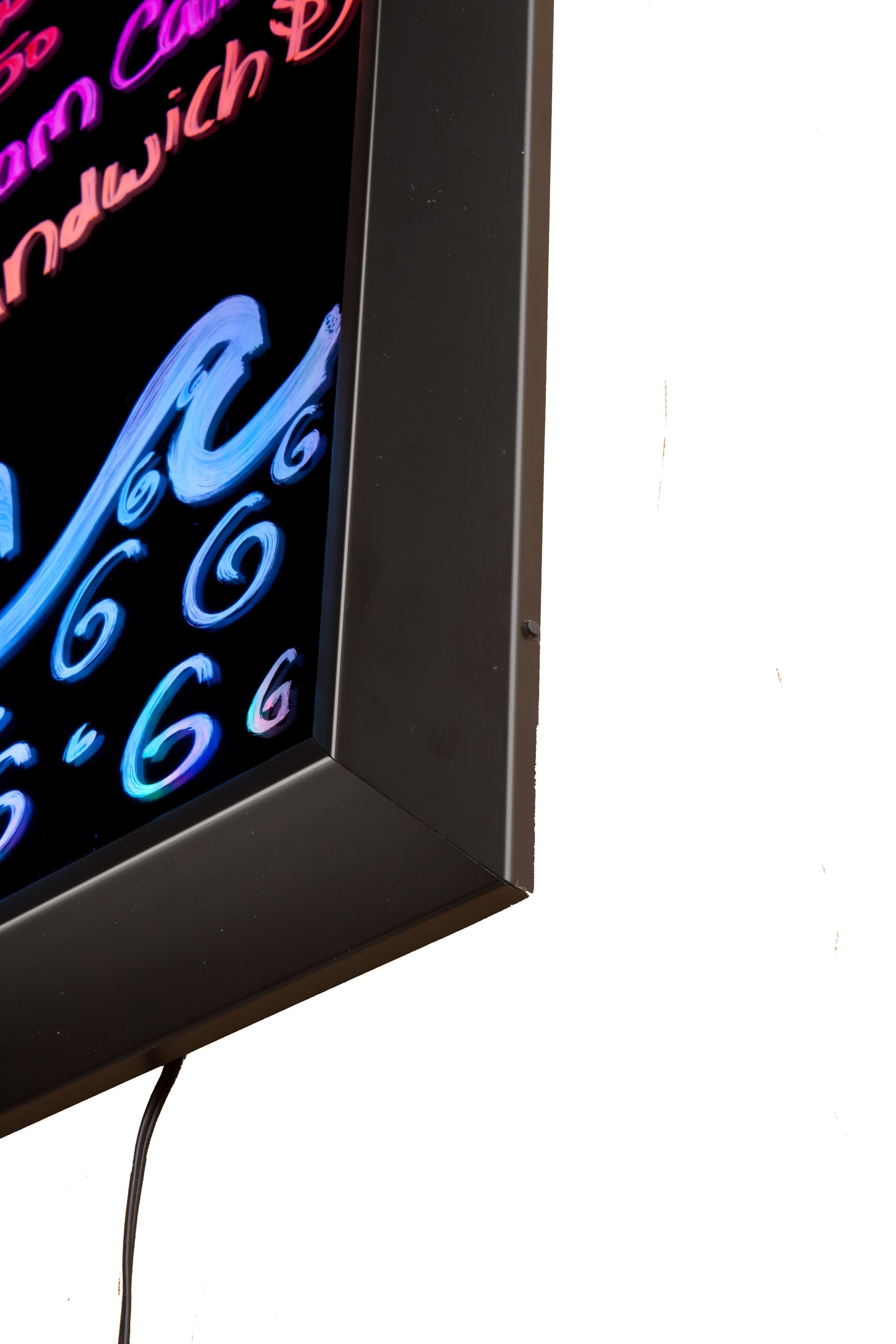 Write-On LED Sign