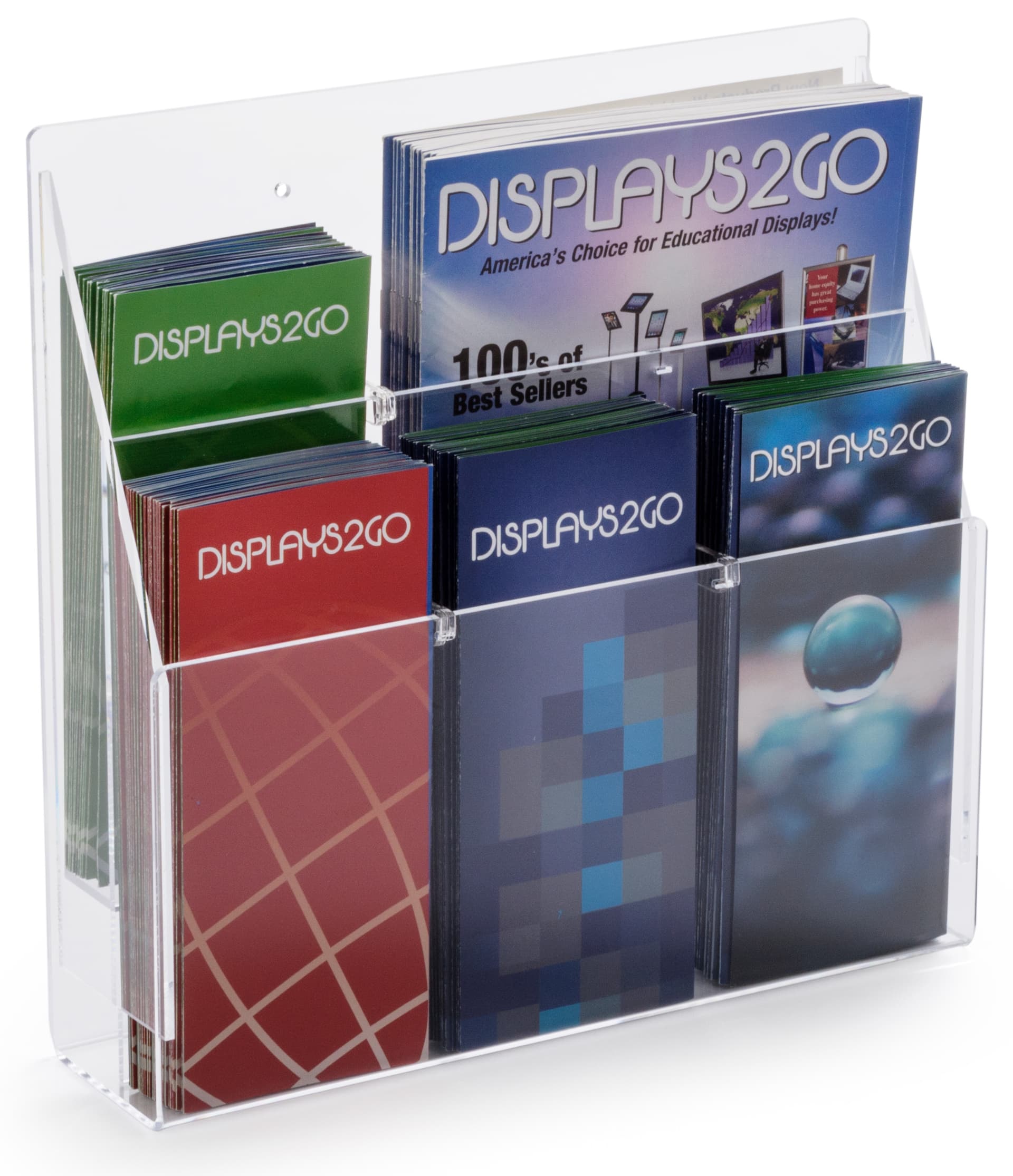 Acrylic Stepped Literature Display