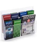 Clear Combo Magazine Rack