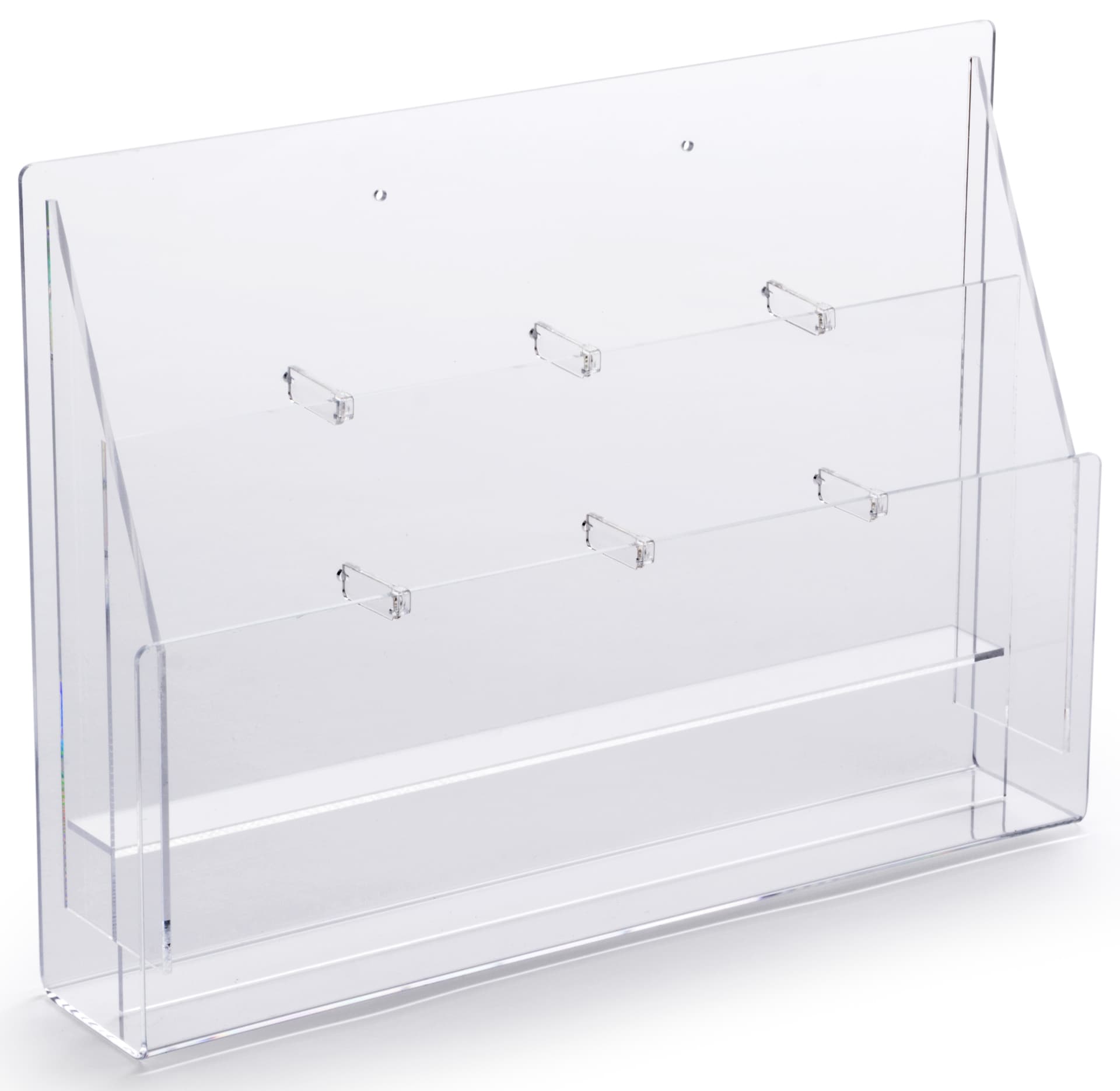 Acrylic Combo Magazine Rack