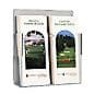 Acrylic Literature Wall Rack, Adjustable Pockets, Multiple Size Options - Clear