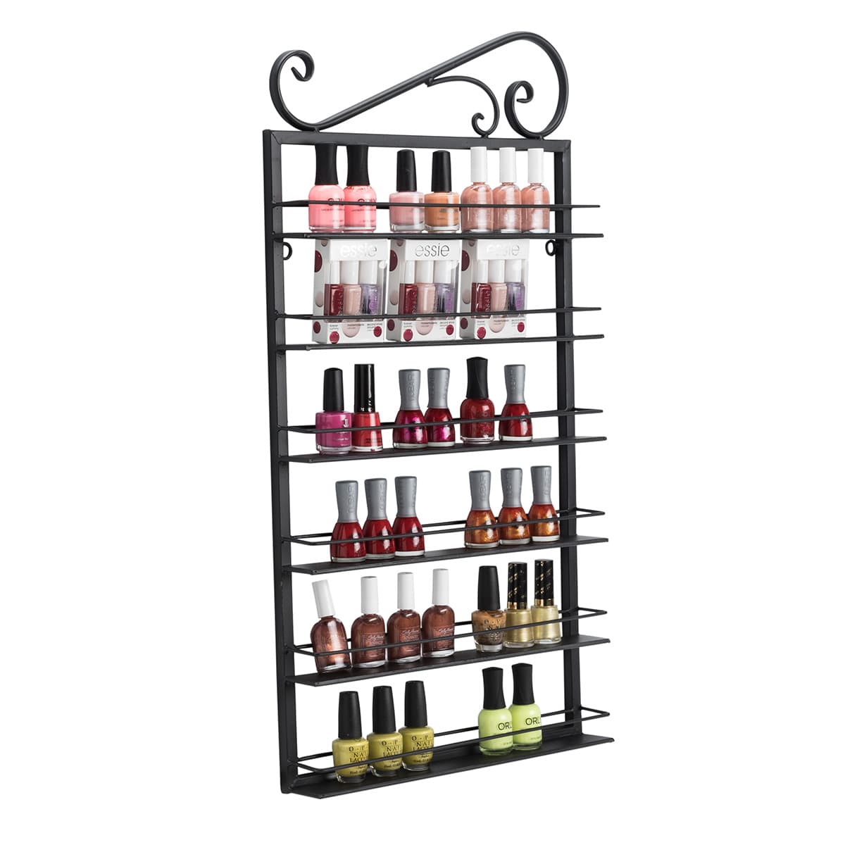 Metal Nail Polish Rack | For Wall Mounted Use | Displays2Go