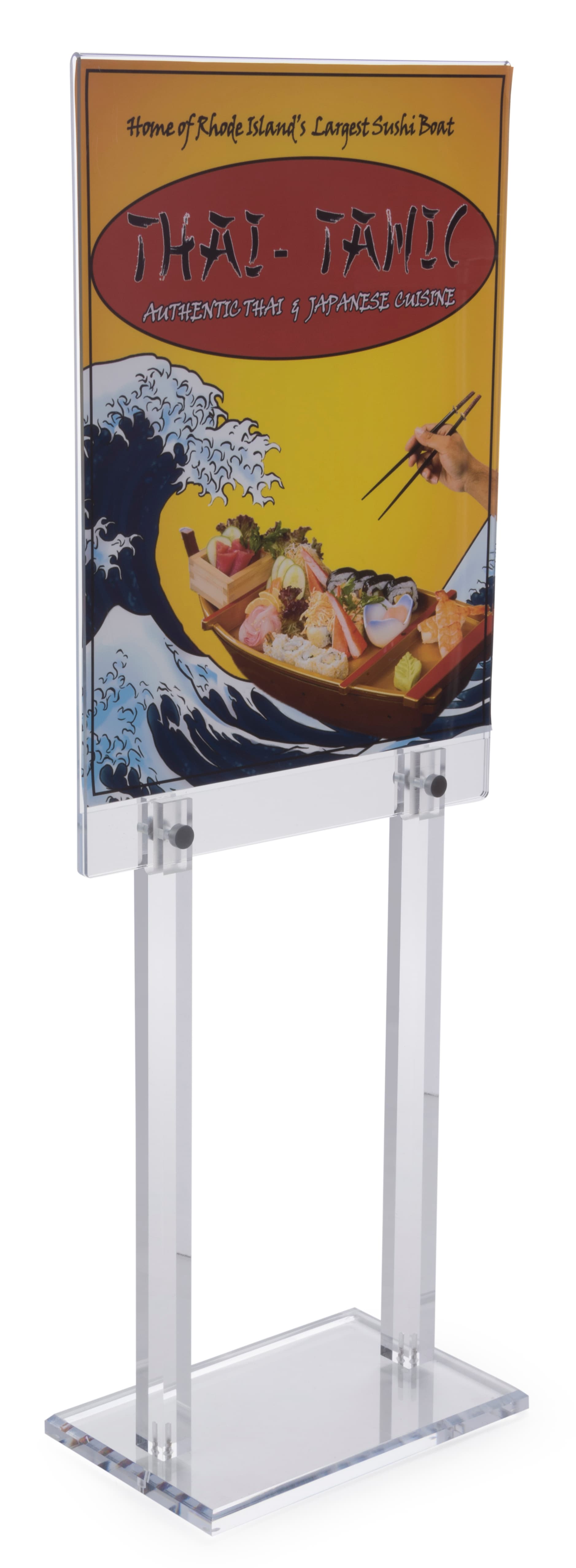 Acrylic Poster Frame with Standoffs