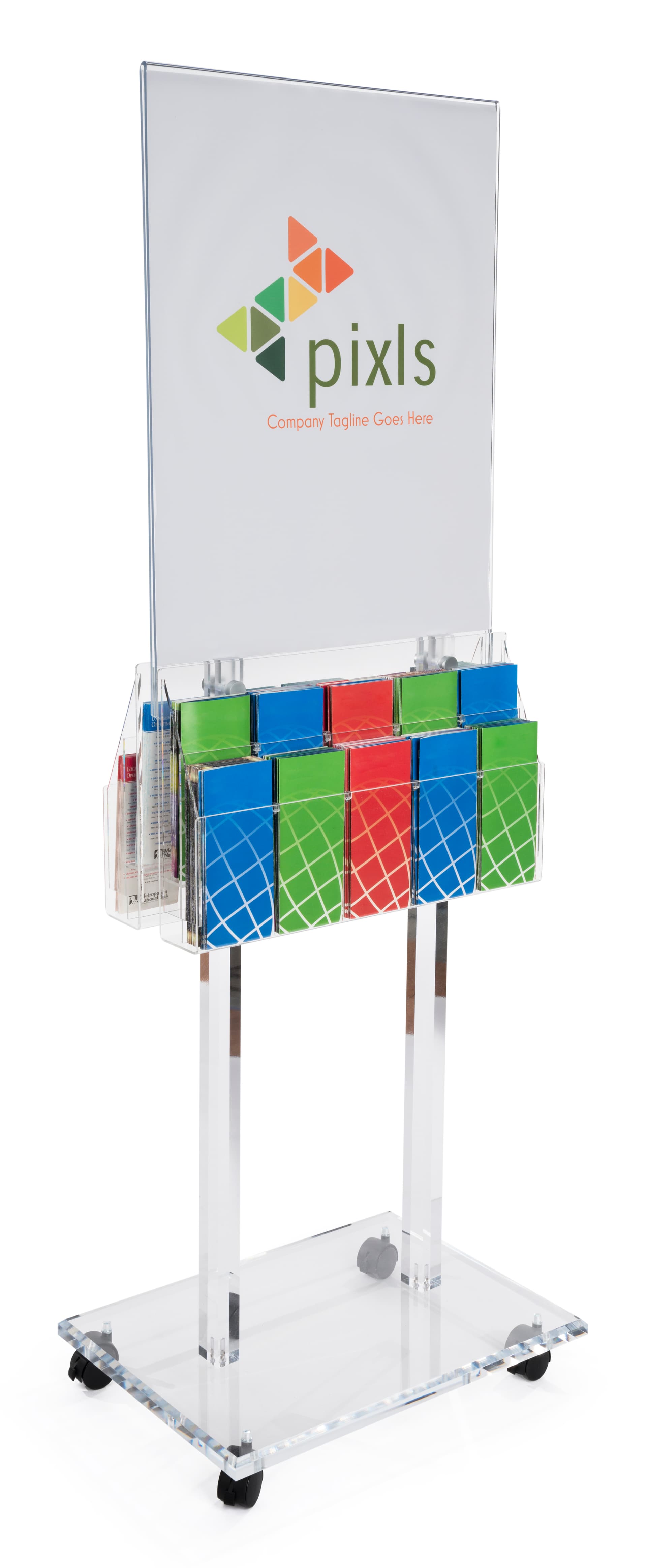 acrylic poster display racks
