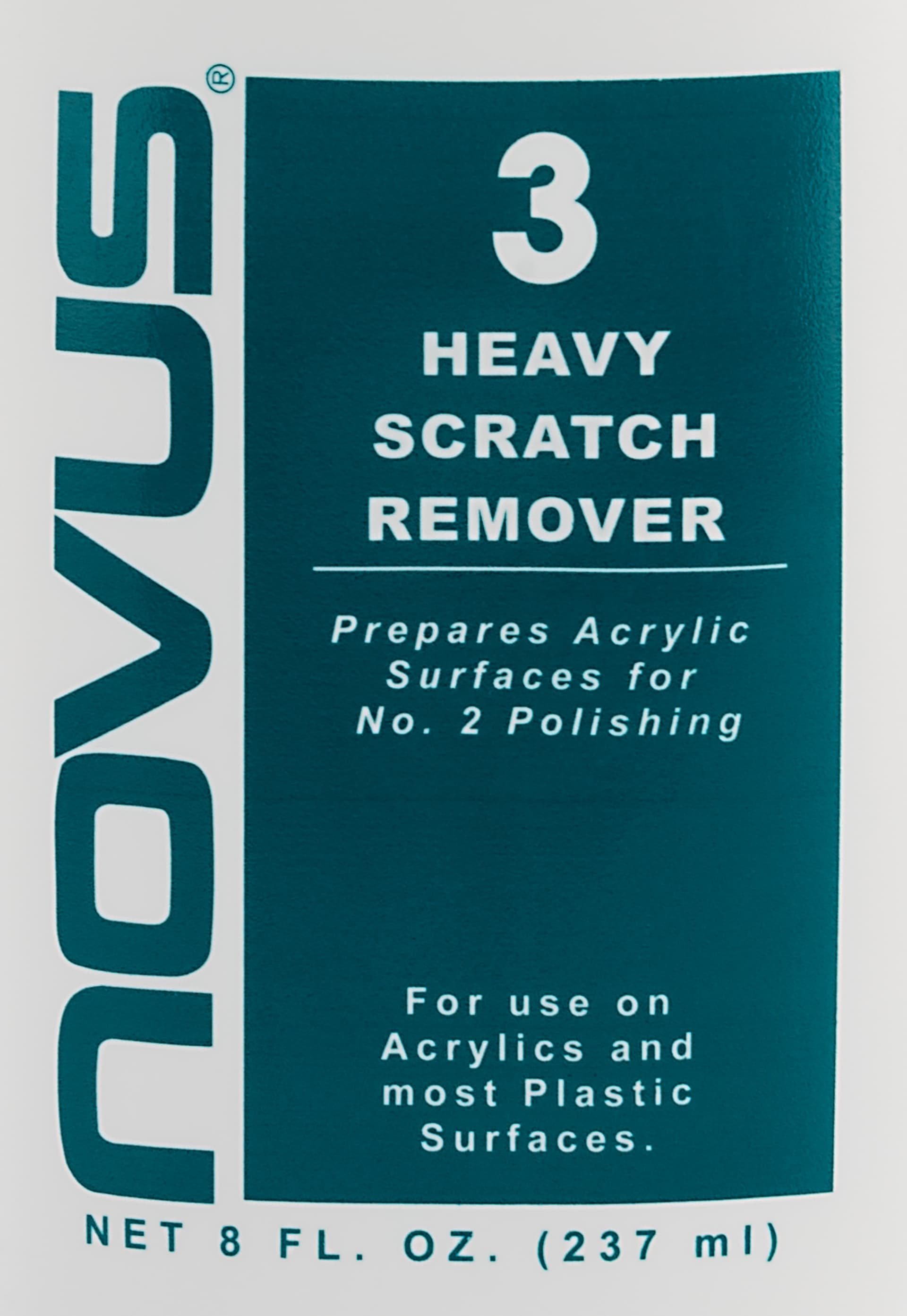 NOVUS complete plastic polish kit with heavy scratch remover