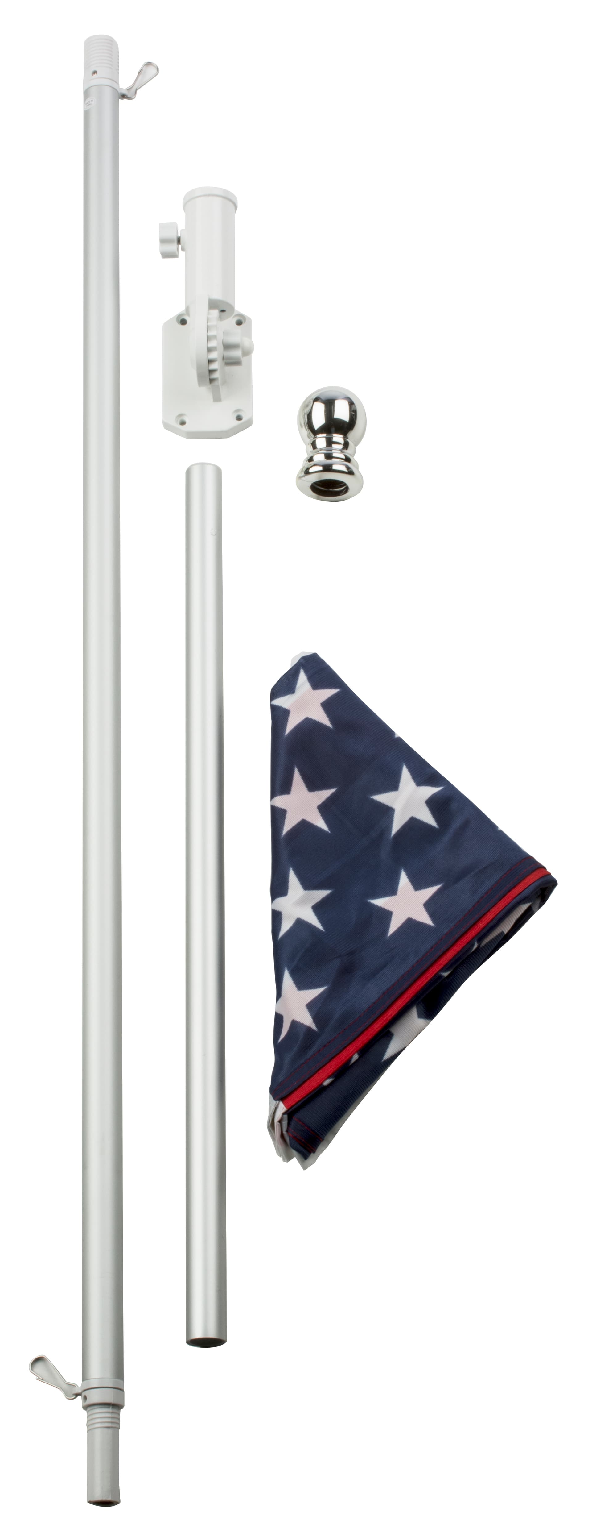 American Flag and Pole Set | 60” Long Mounting Rod | Displays2Go