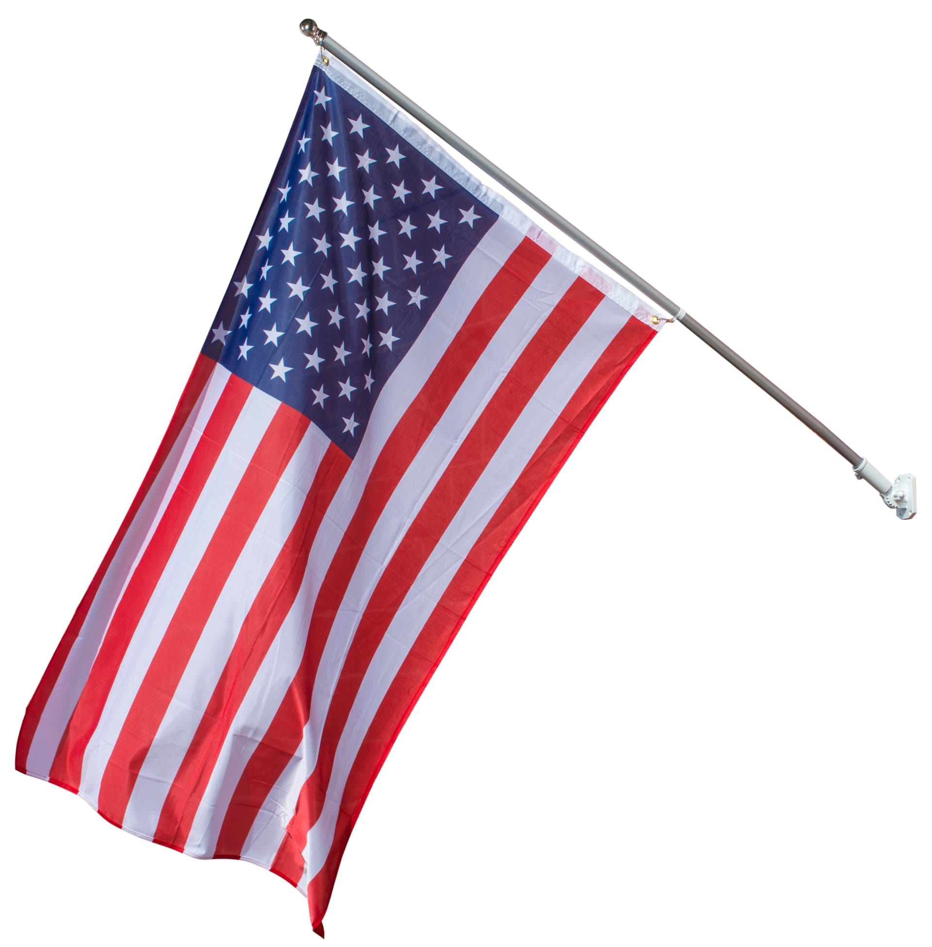 American Flag and Pole Set | 60” Long Mounting Rod | Displays2Go