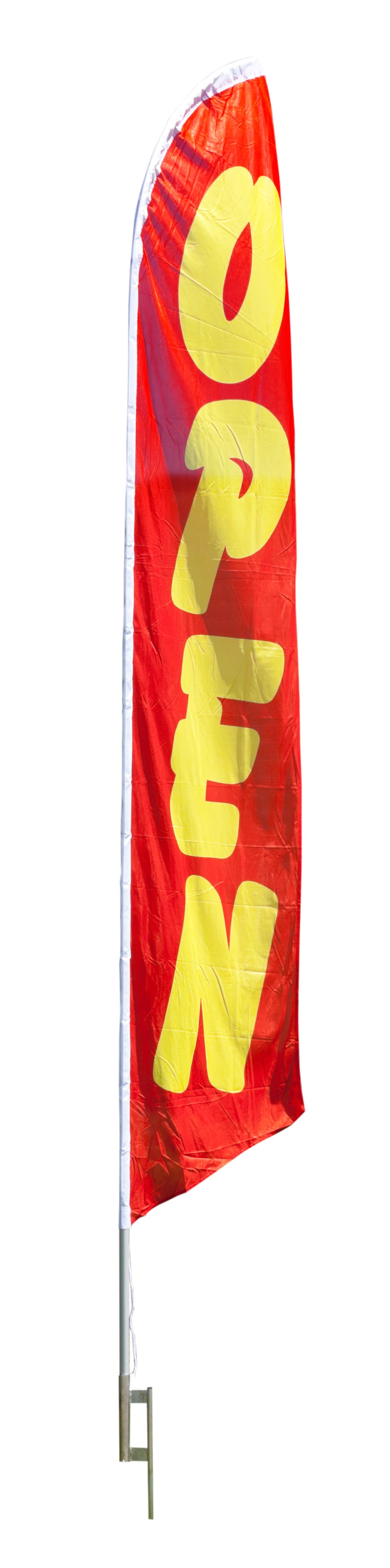 Open Feather Flag