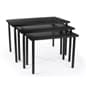 Nesting Display Tables, Rectangular, Set of 3 - Black