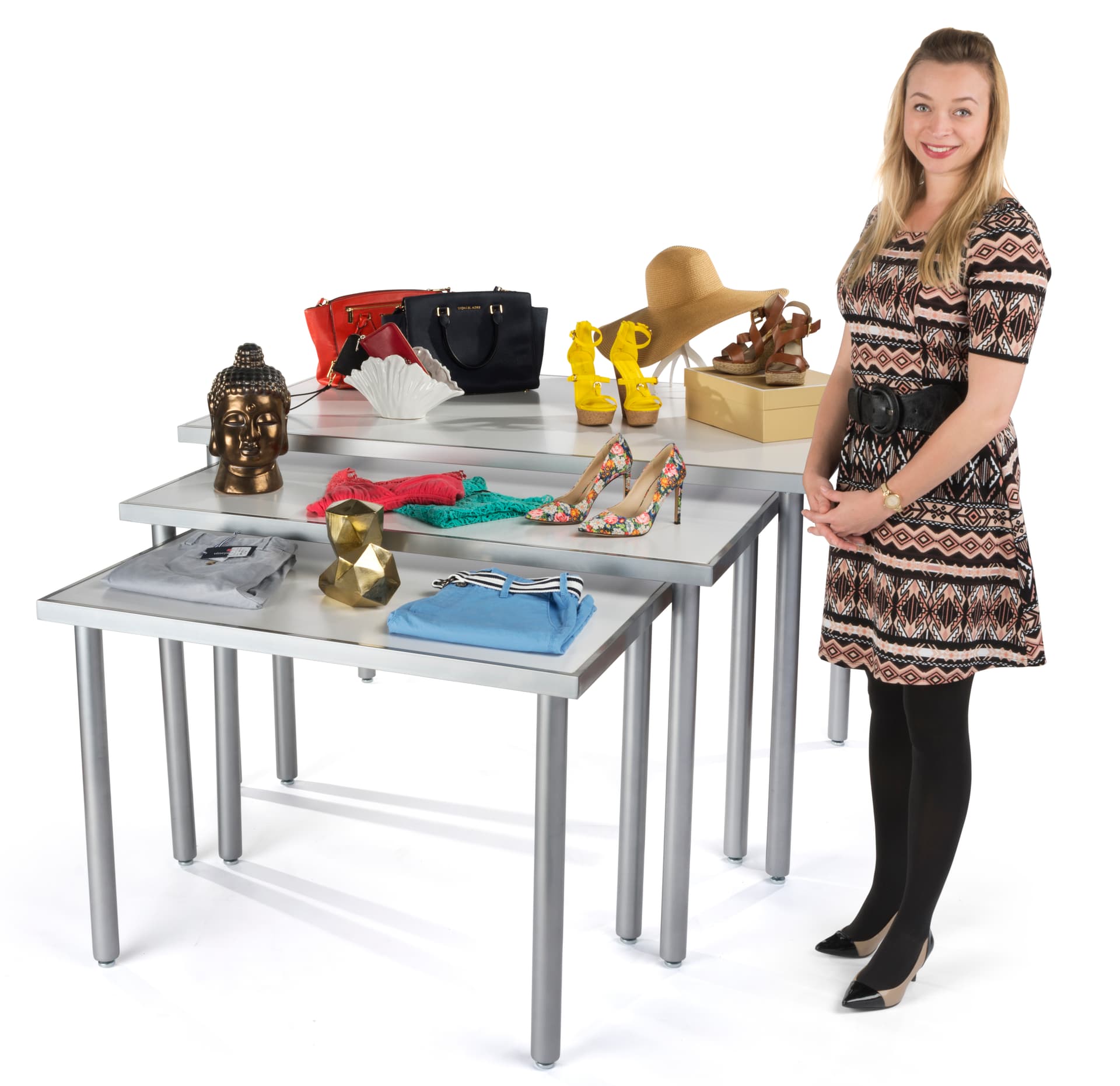3 Piece Nesting Tables for Boutiques