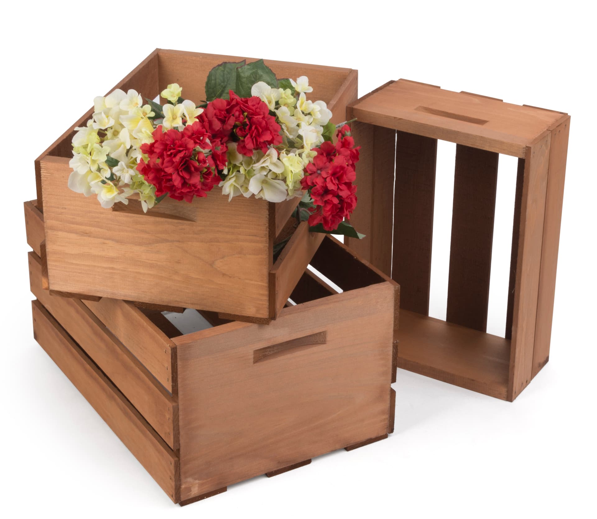Wooden Display Crates for Retail Use