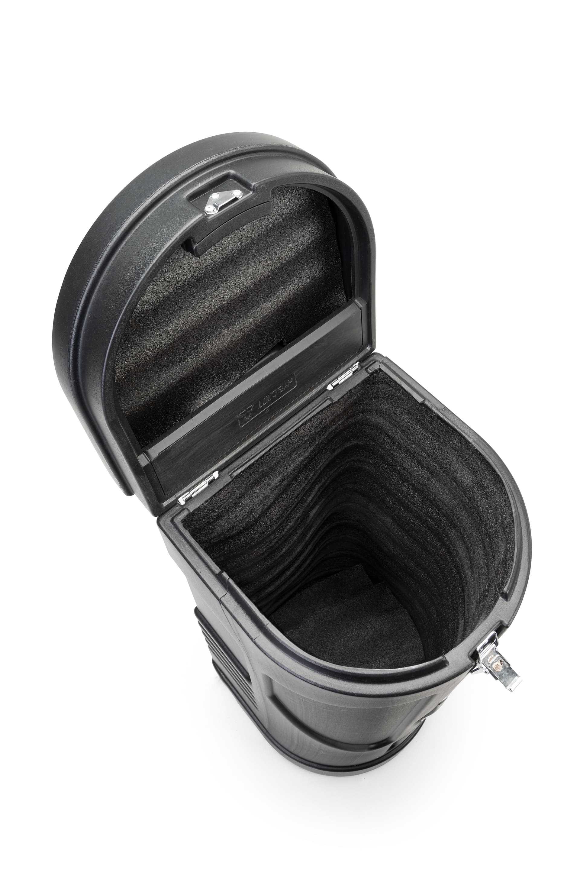 travel case podium stand includes ample space for multiple items