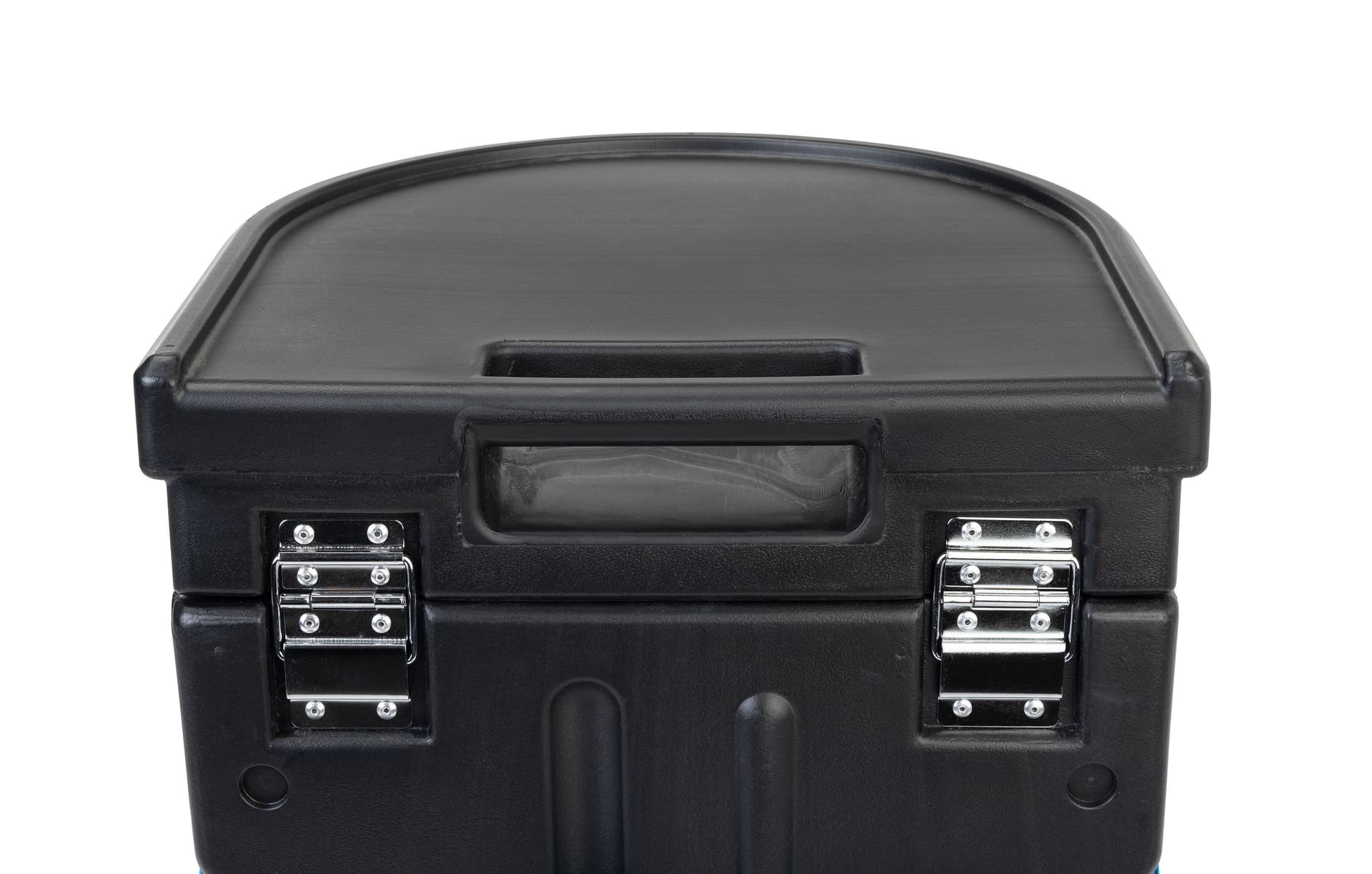 travel case podium stand is easy to move around trade shows