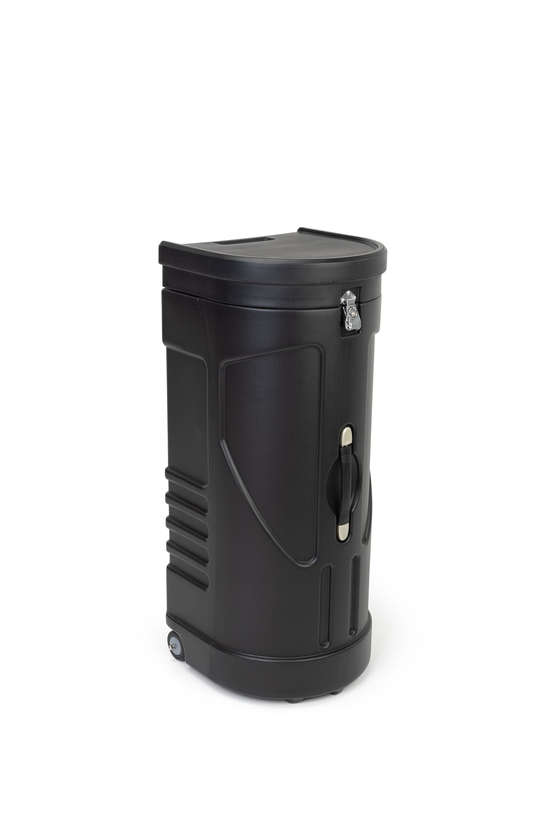 travel case podium stand - portable design for trade shows and events 