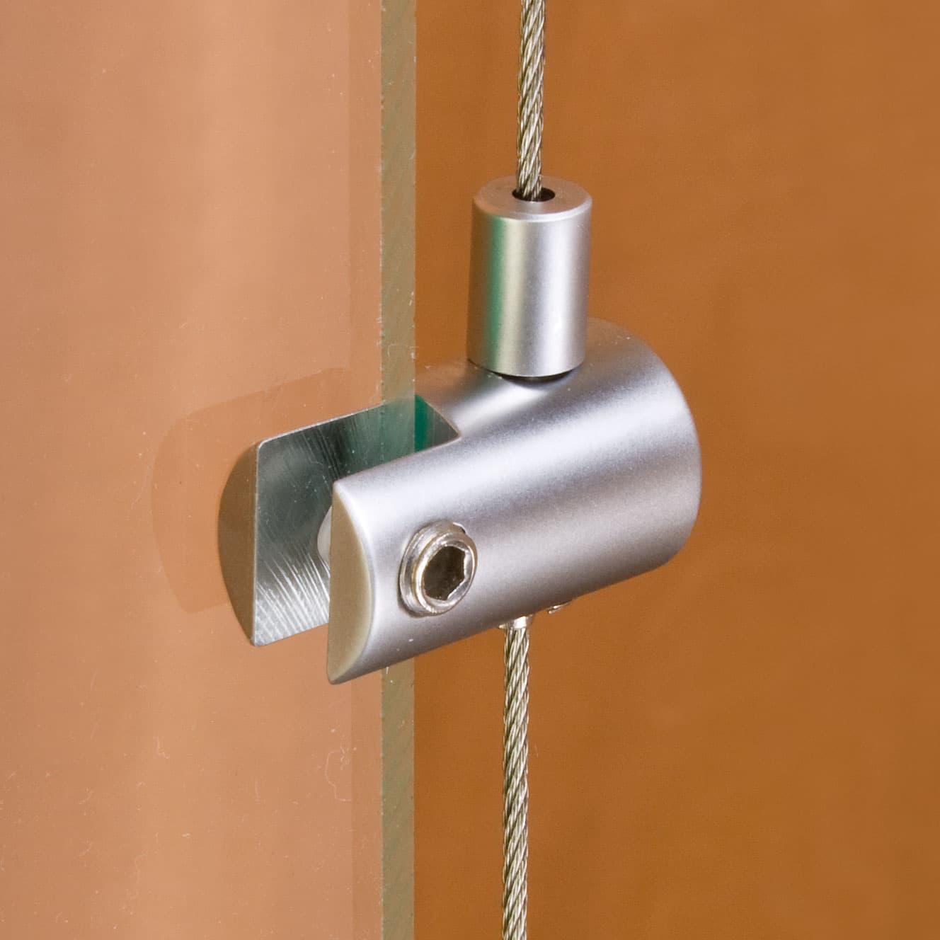 Cable Panel Clamp Grips Acrylic Accessories From Sign Edges