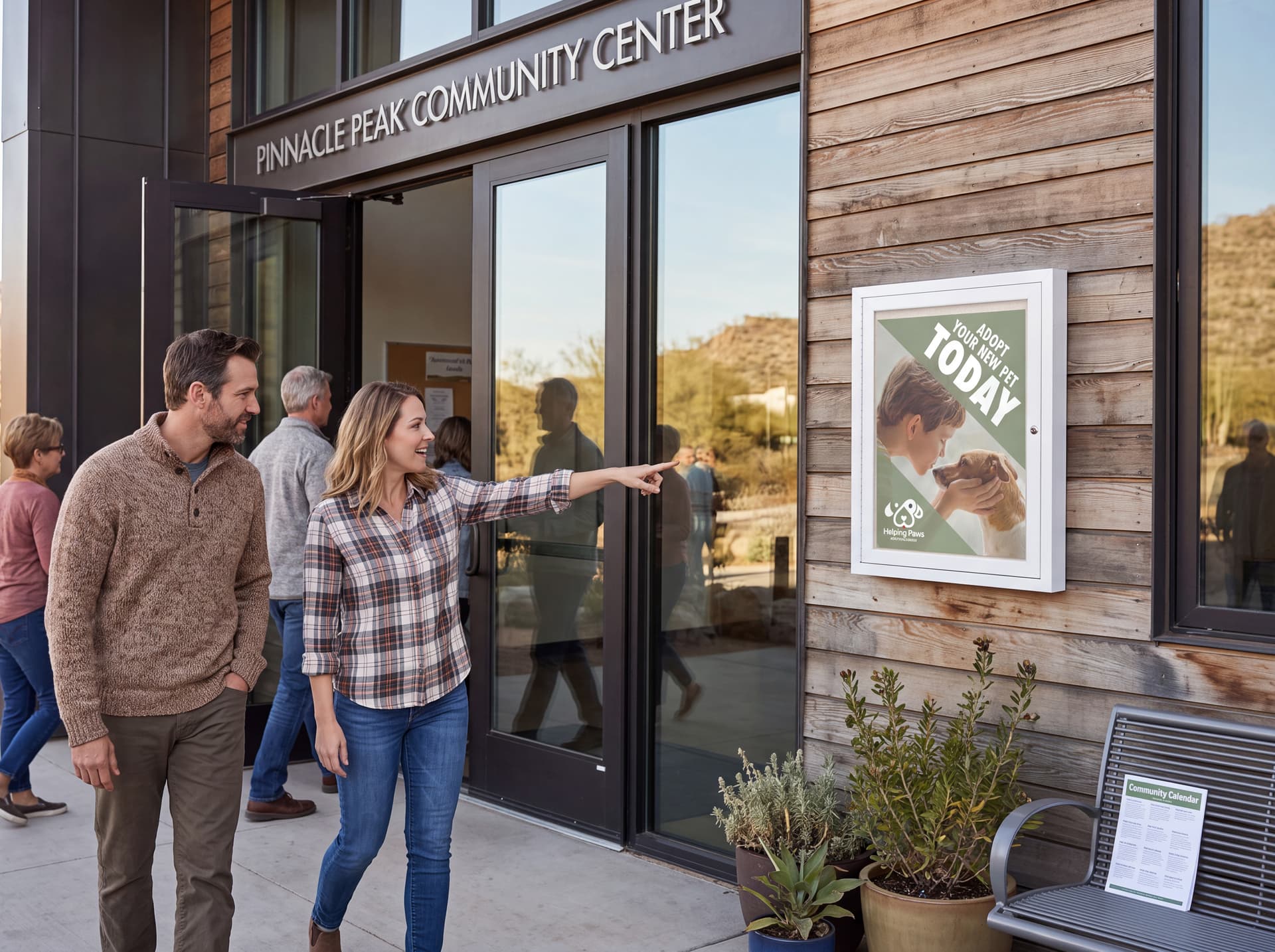 outdoor enclosed bulletin boards for schools parks and community centers